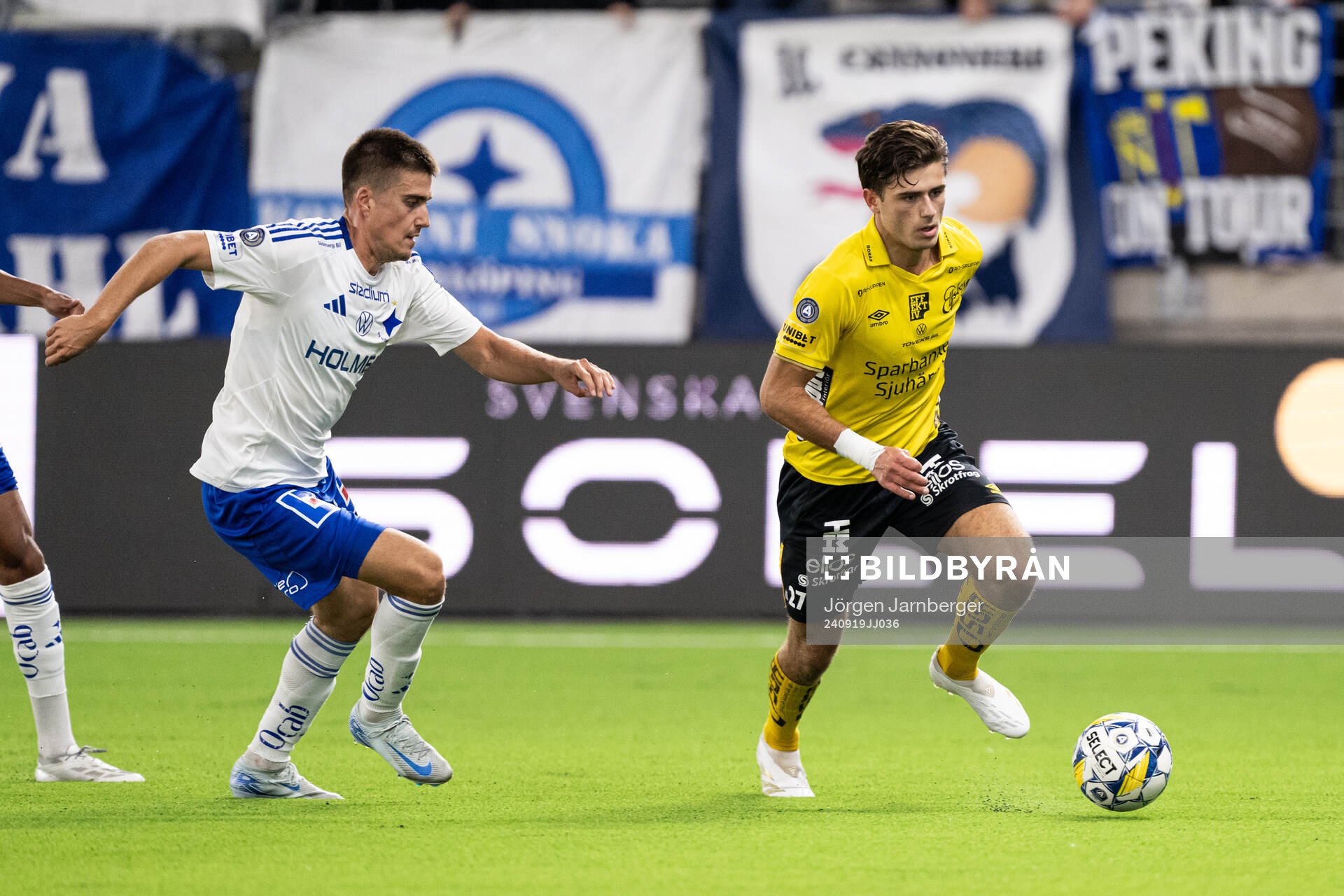 IFK Norrköpings Carl Björk och Elfsborgs Besfort Zeneli