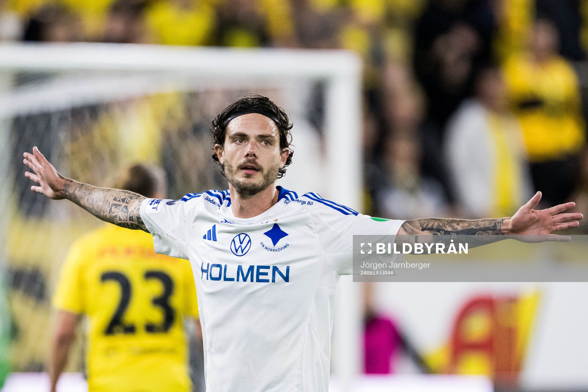 IFK Norrköpings David Moberg Karlsson jublar