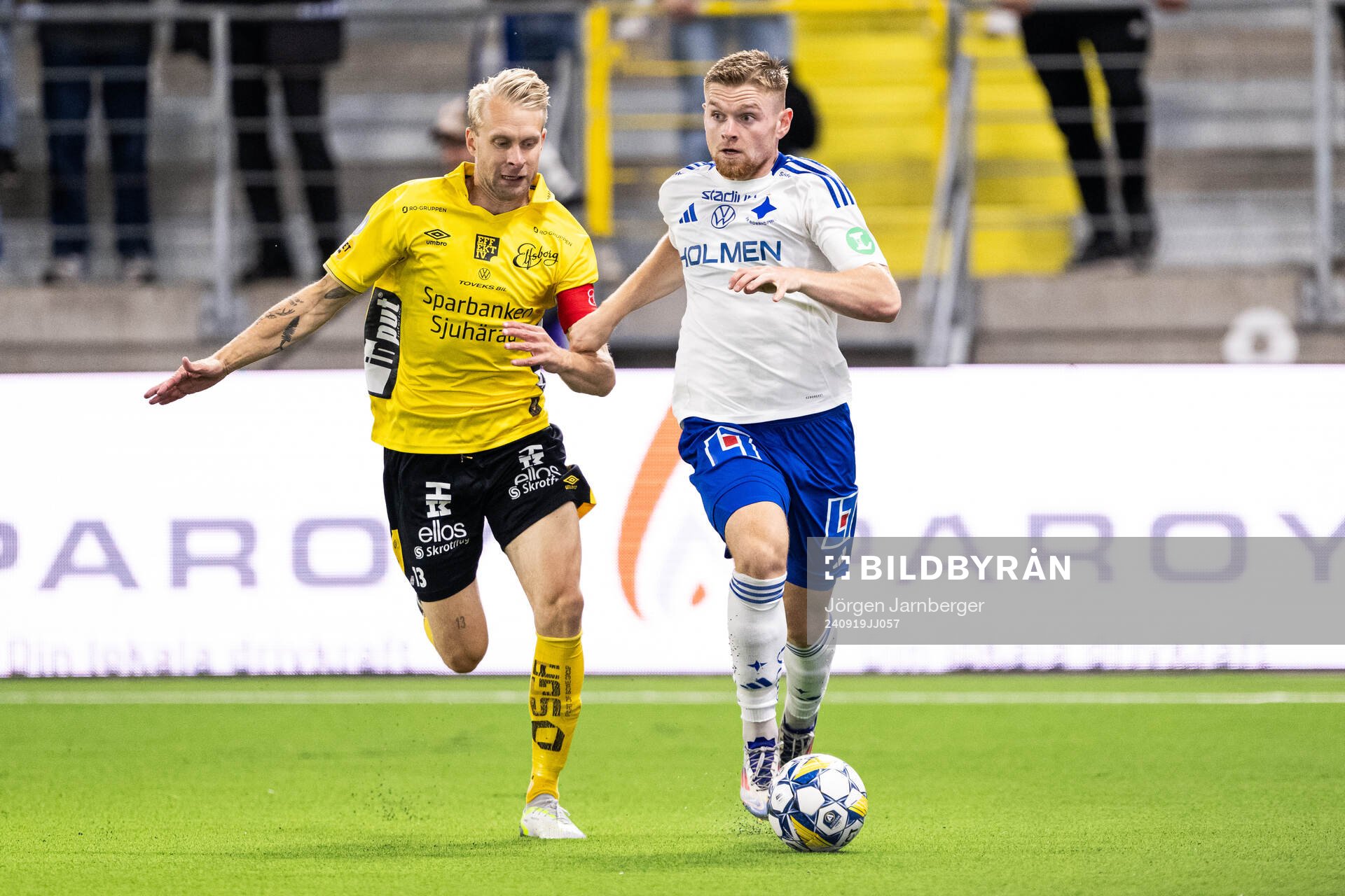 Elfsborgs Johan Larsson och IFK Norrköpings Dino Salihovic