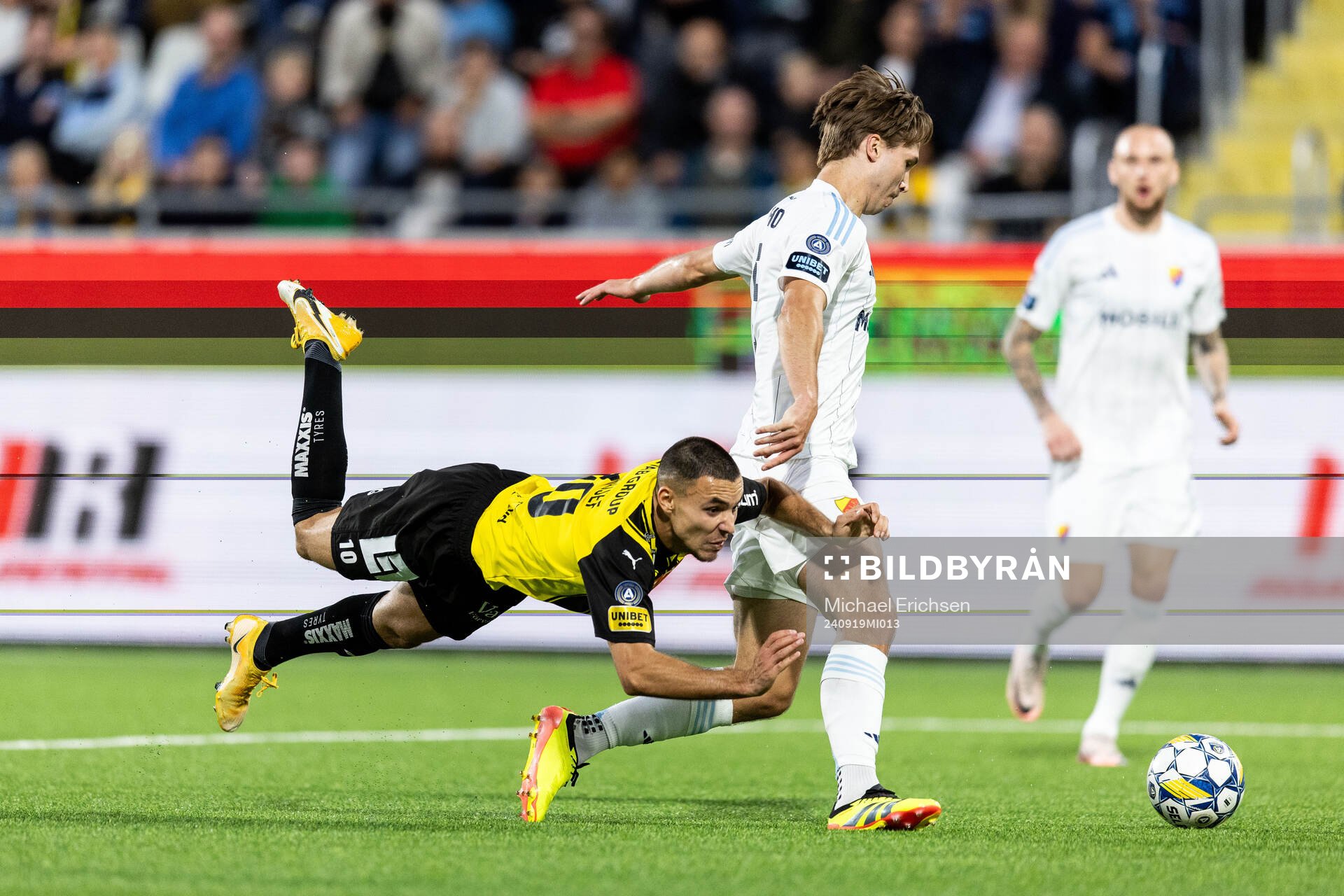 Häckens Ali Youssef och Djurgårdens Miro Tenho
