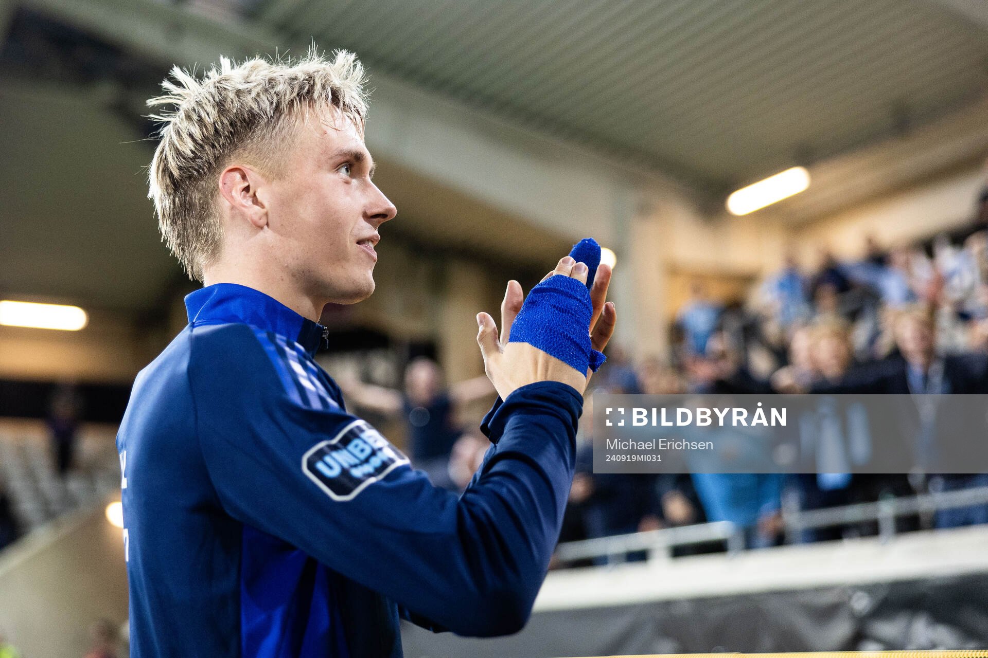 Djurgårdens Santeri Haarala jublar