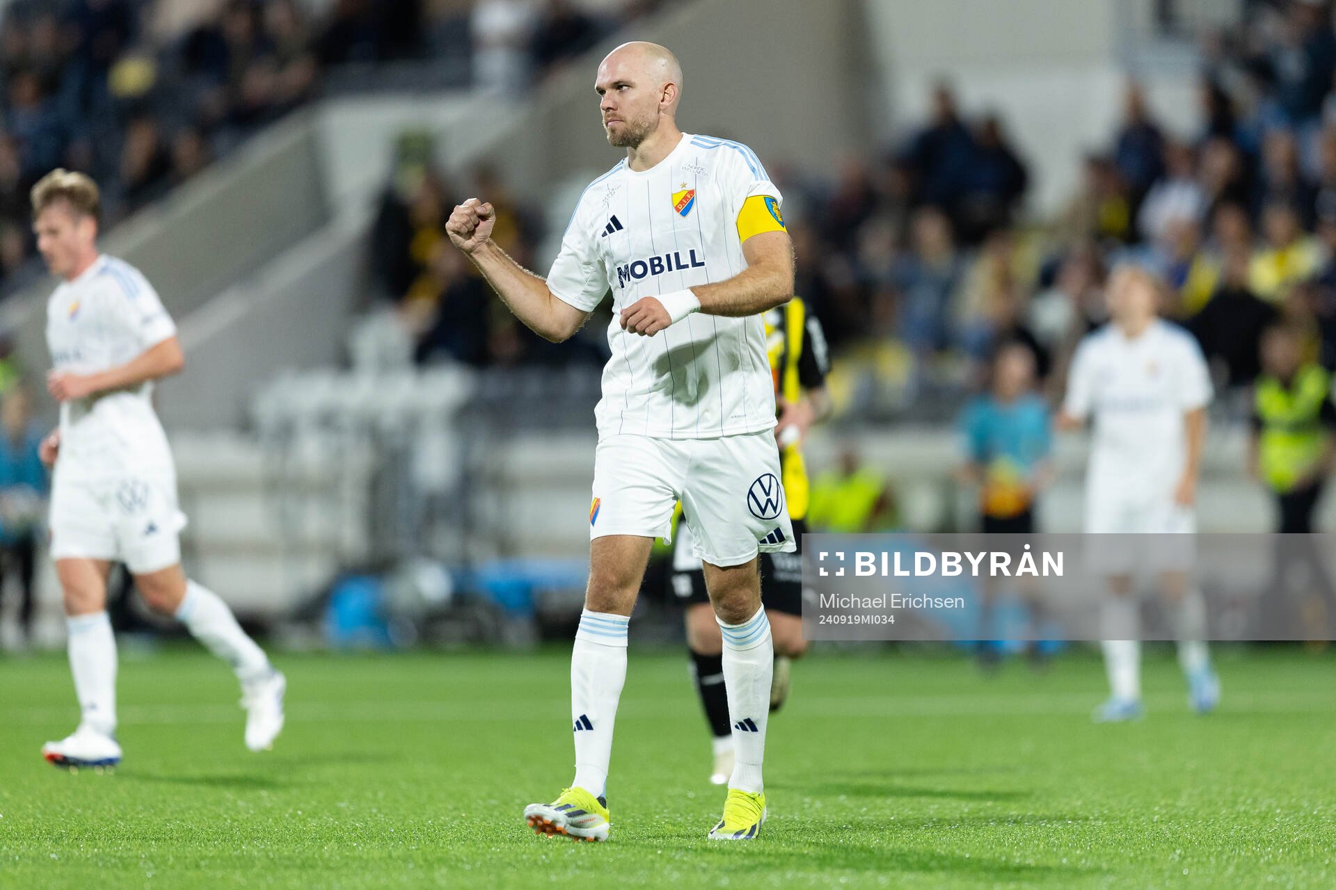 Djurgårdens Marcus Danielson jublar