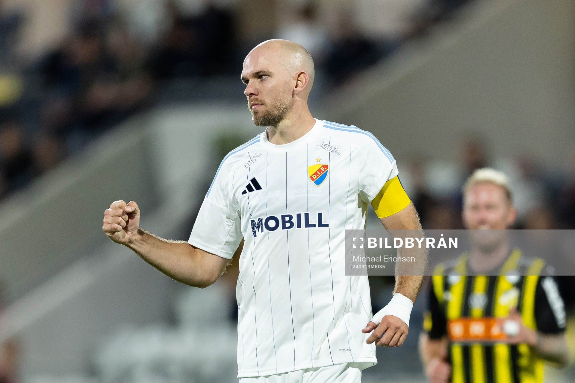 Djurgårdens Marcus Danielson jublar