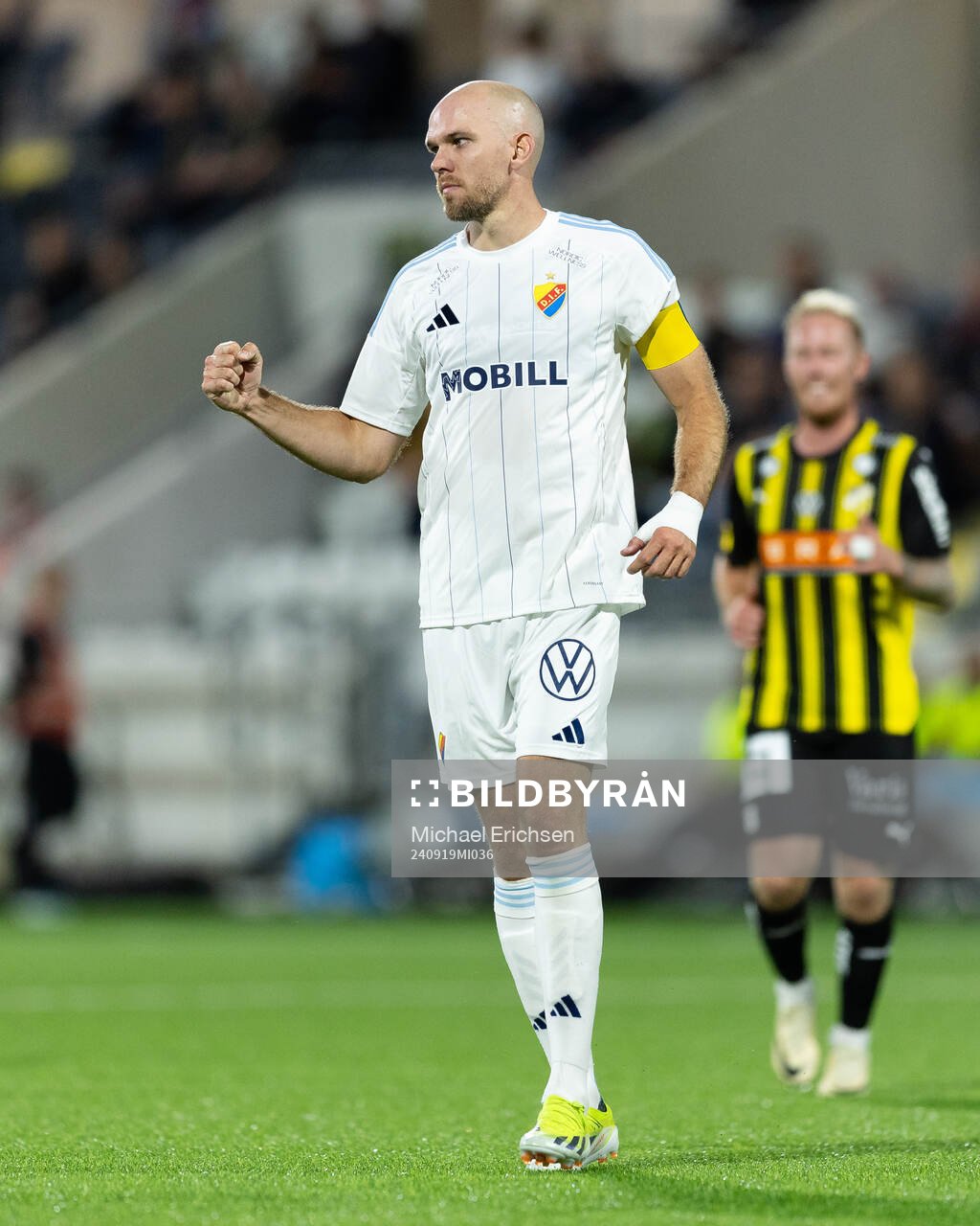 Djurgårdens Marcus Danielson jublar