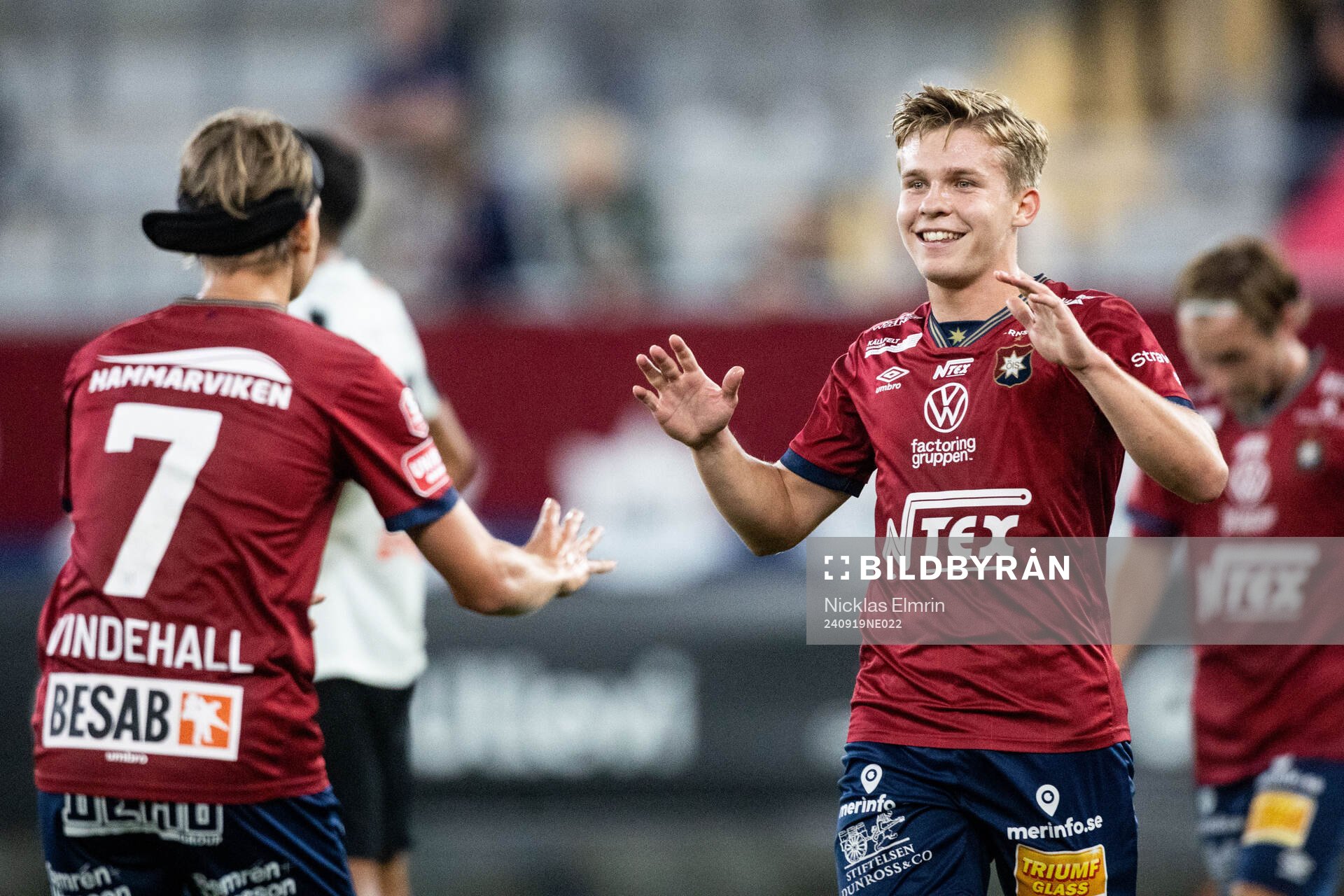 Örgrytes Isak Dahlqvist jublar