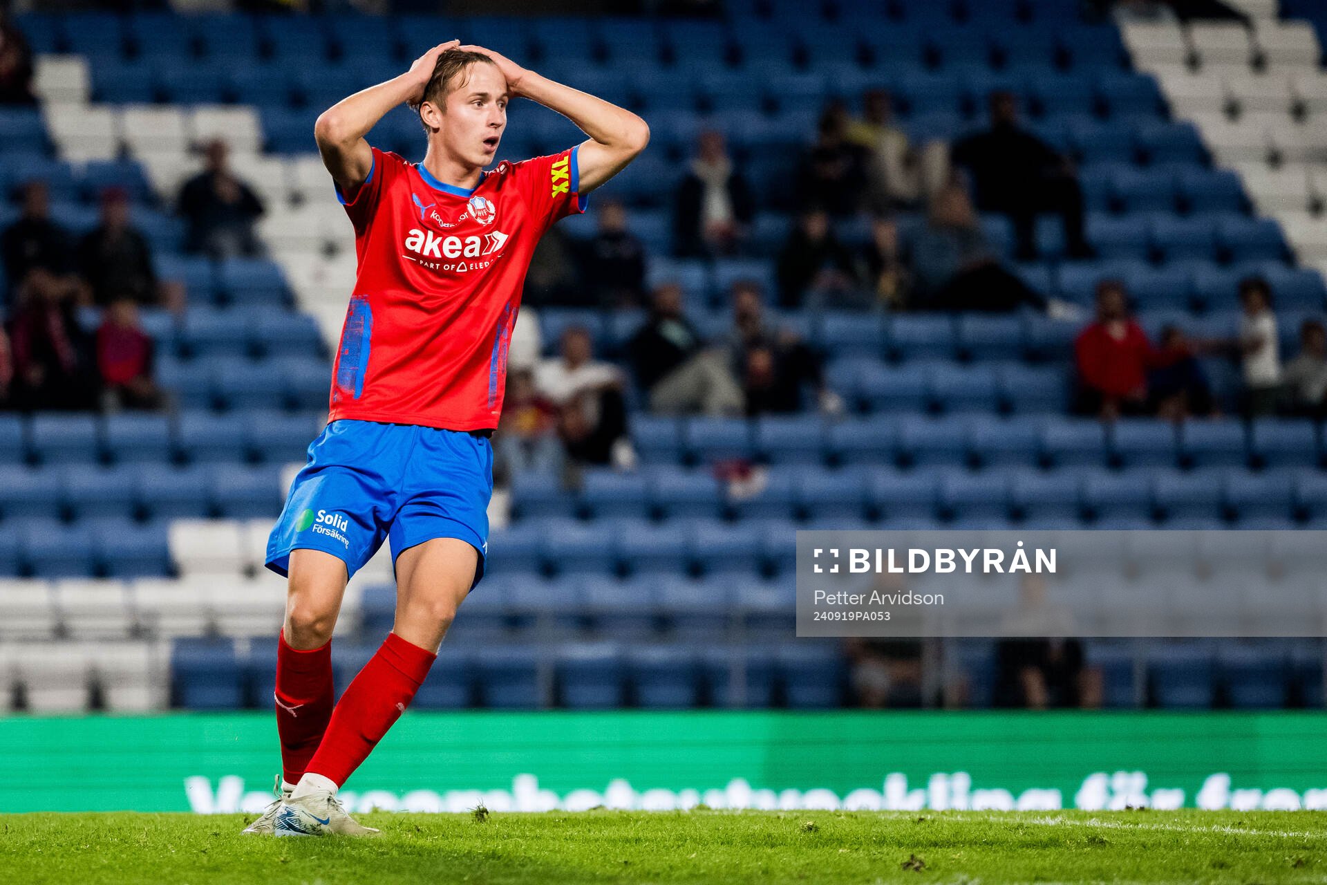 Helsingborgs Lukas Kjellnäs deppar