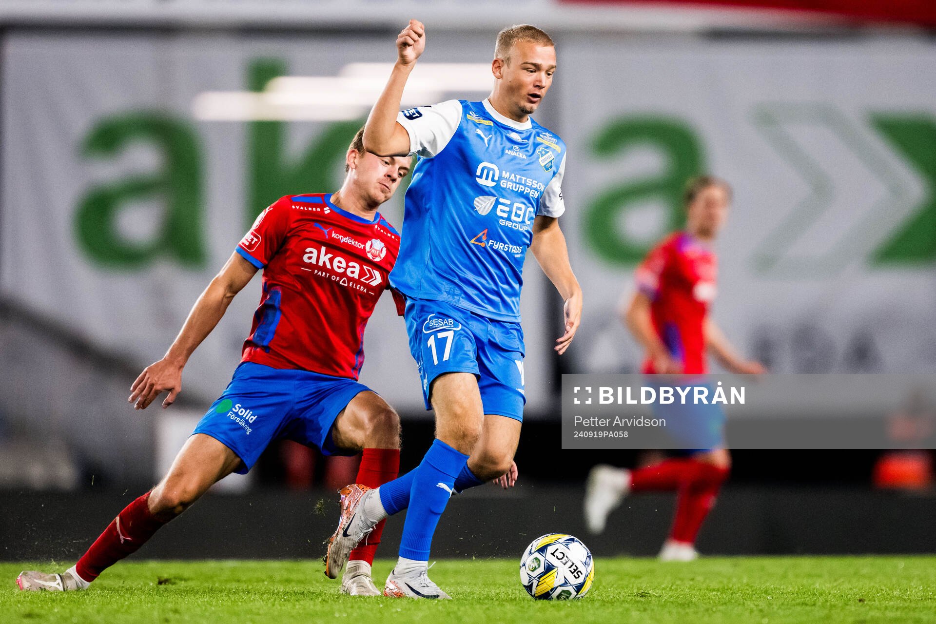 Helsingborgs Dennis Olsson och IK Oddevolds Olle Kjellman