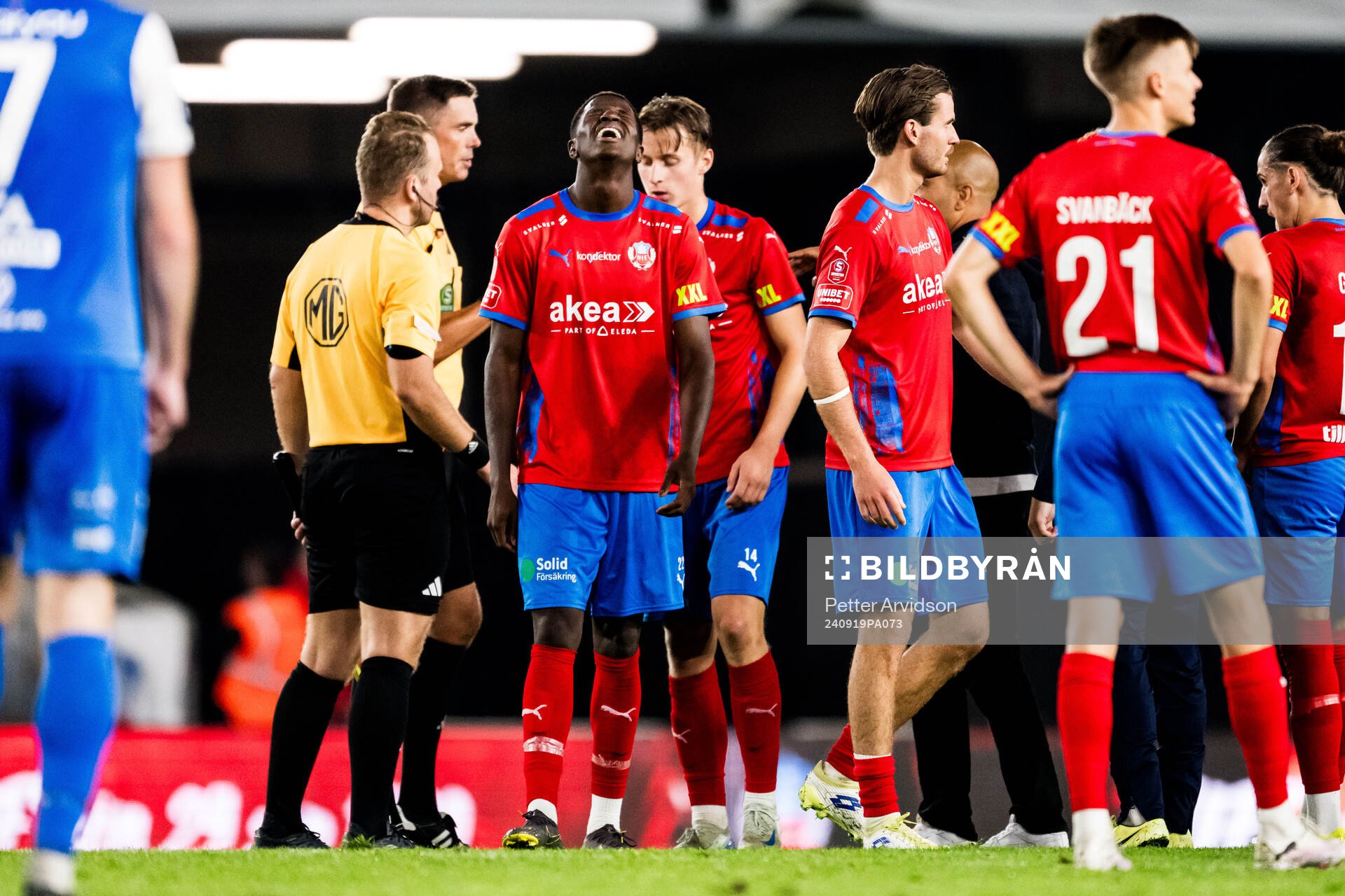 Helsingborgs Chisomnazu Chika Chidi, Lukas Kjellnäs och