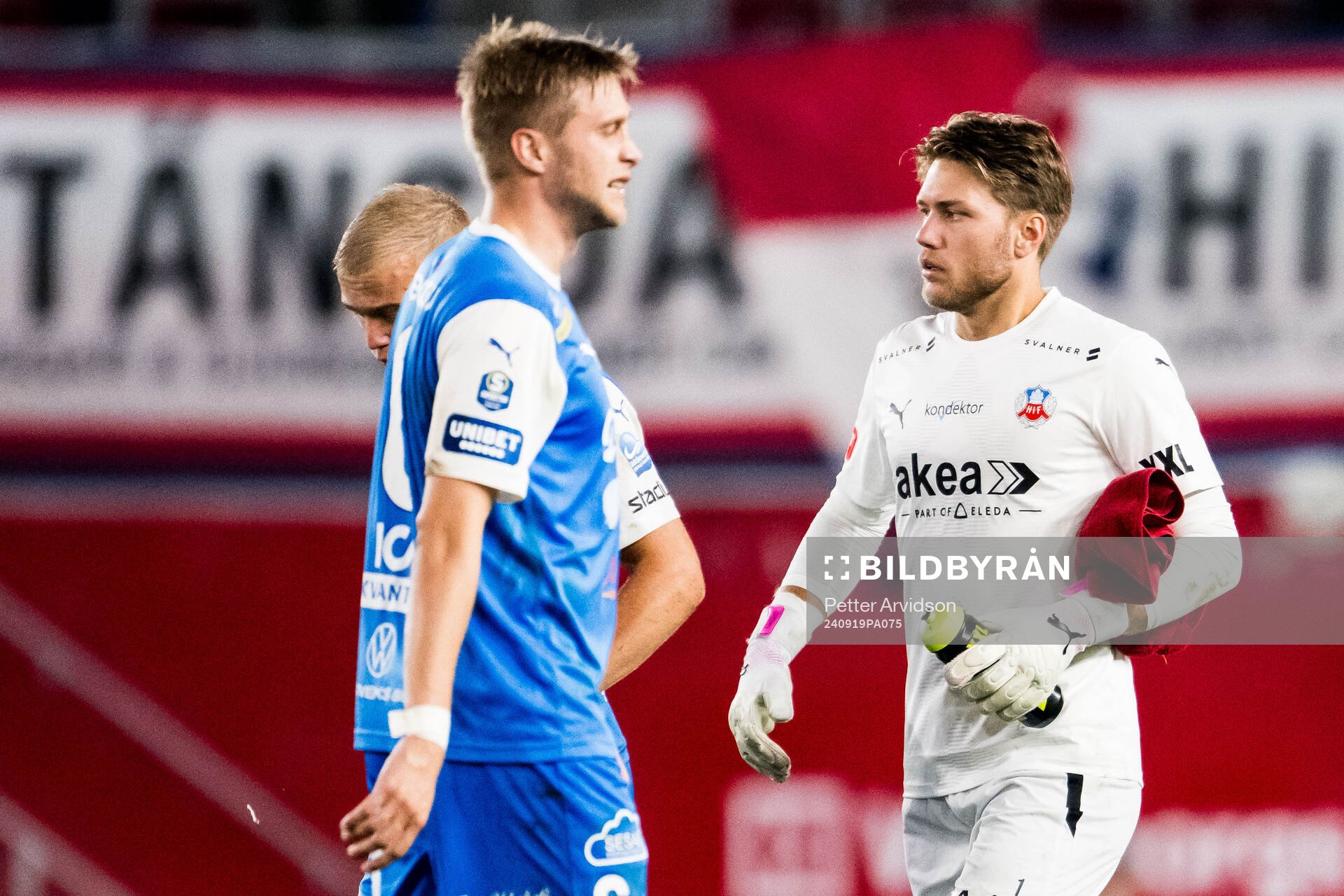 Helsingborgs målvakt Kalle Joelsson deppar