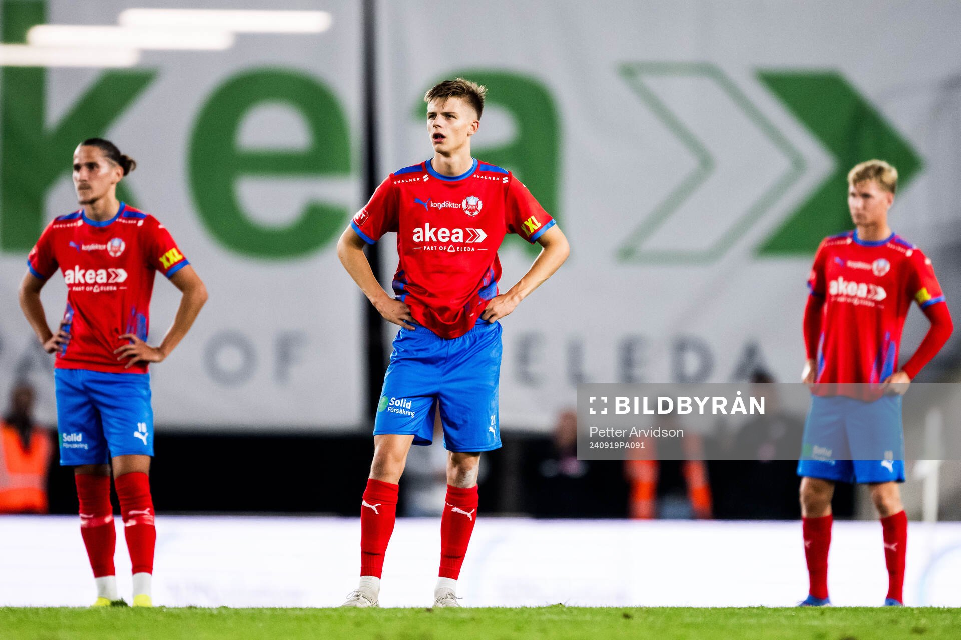 Helsingborgs Adrian Svanbäck deppar