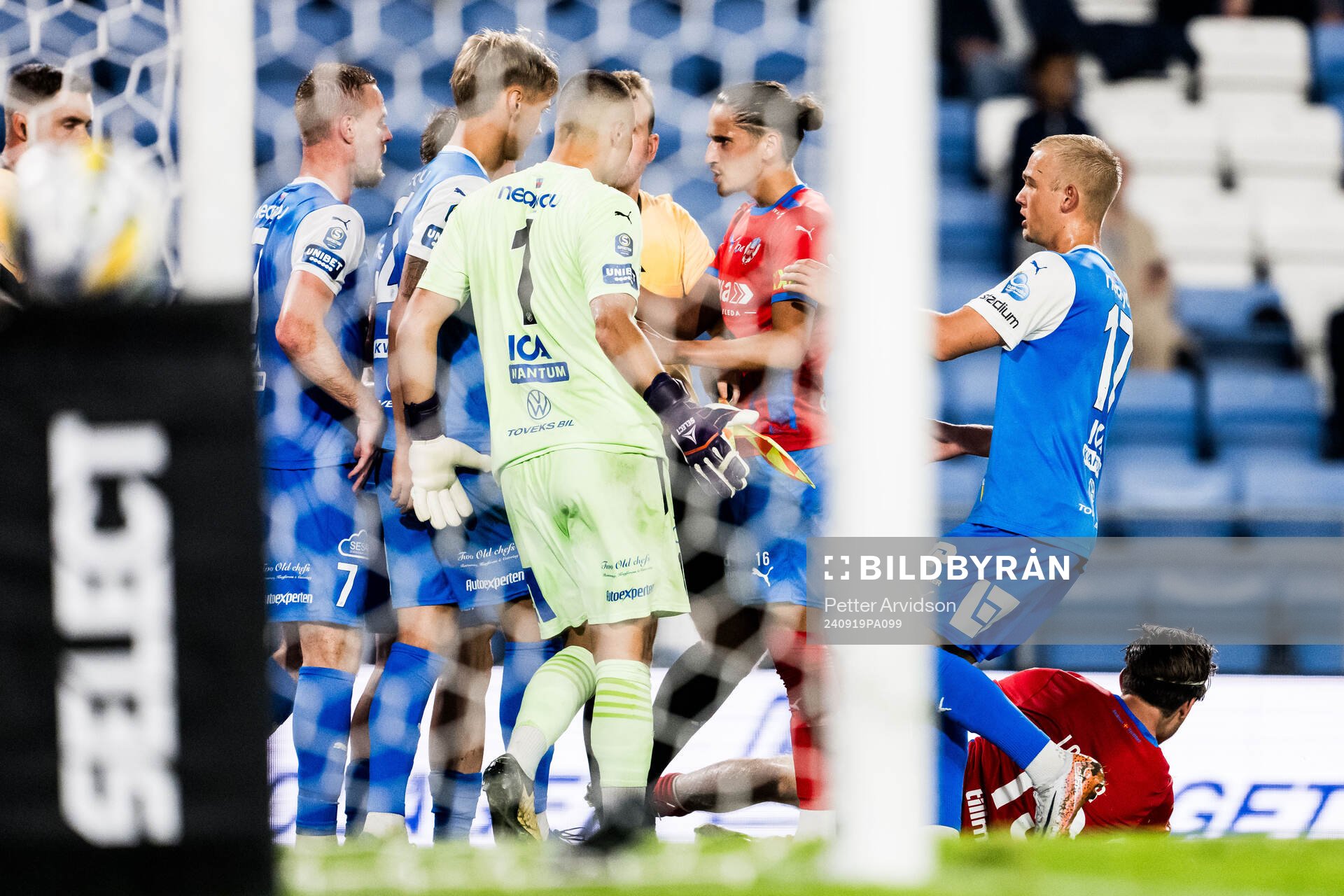 IK Oddevolds målvakt Armin Ibrahimovic och Helsingborgs