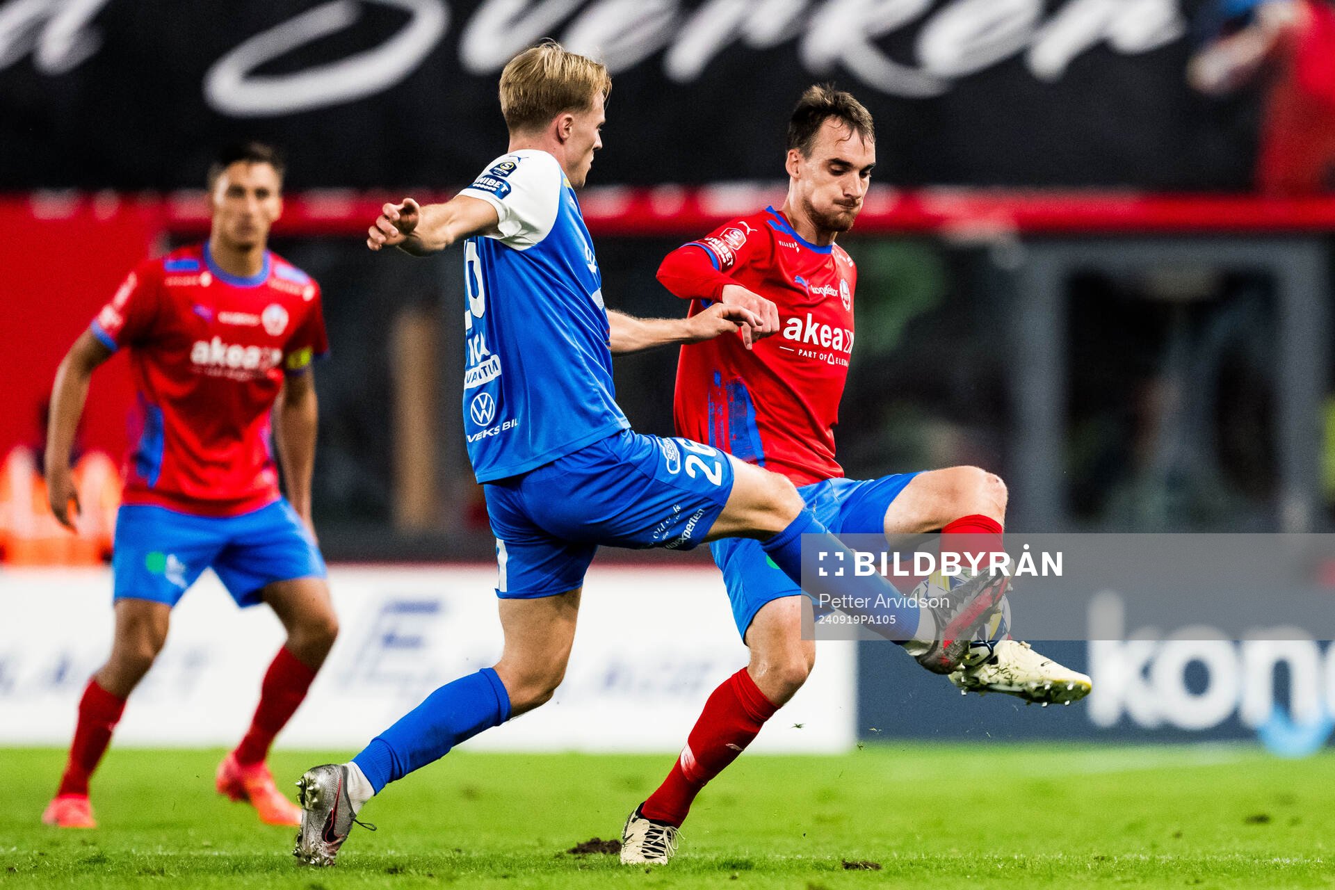 Helsingborgs Adam Hellborg och IK Oddevolds Gabriel Sandberg