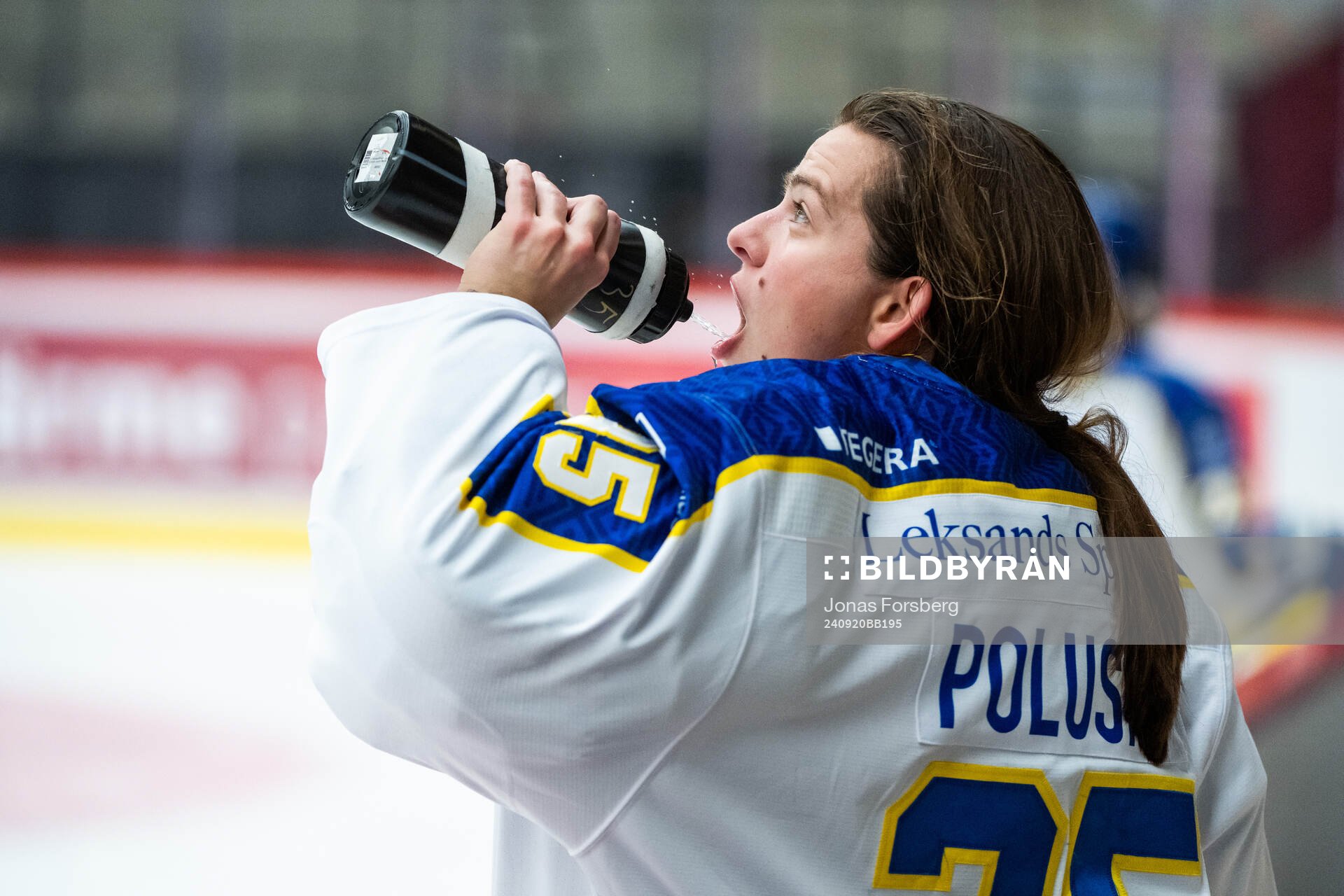 Leksands målvakt Emma Polusny