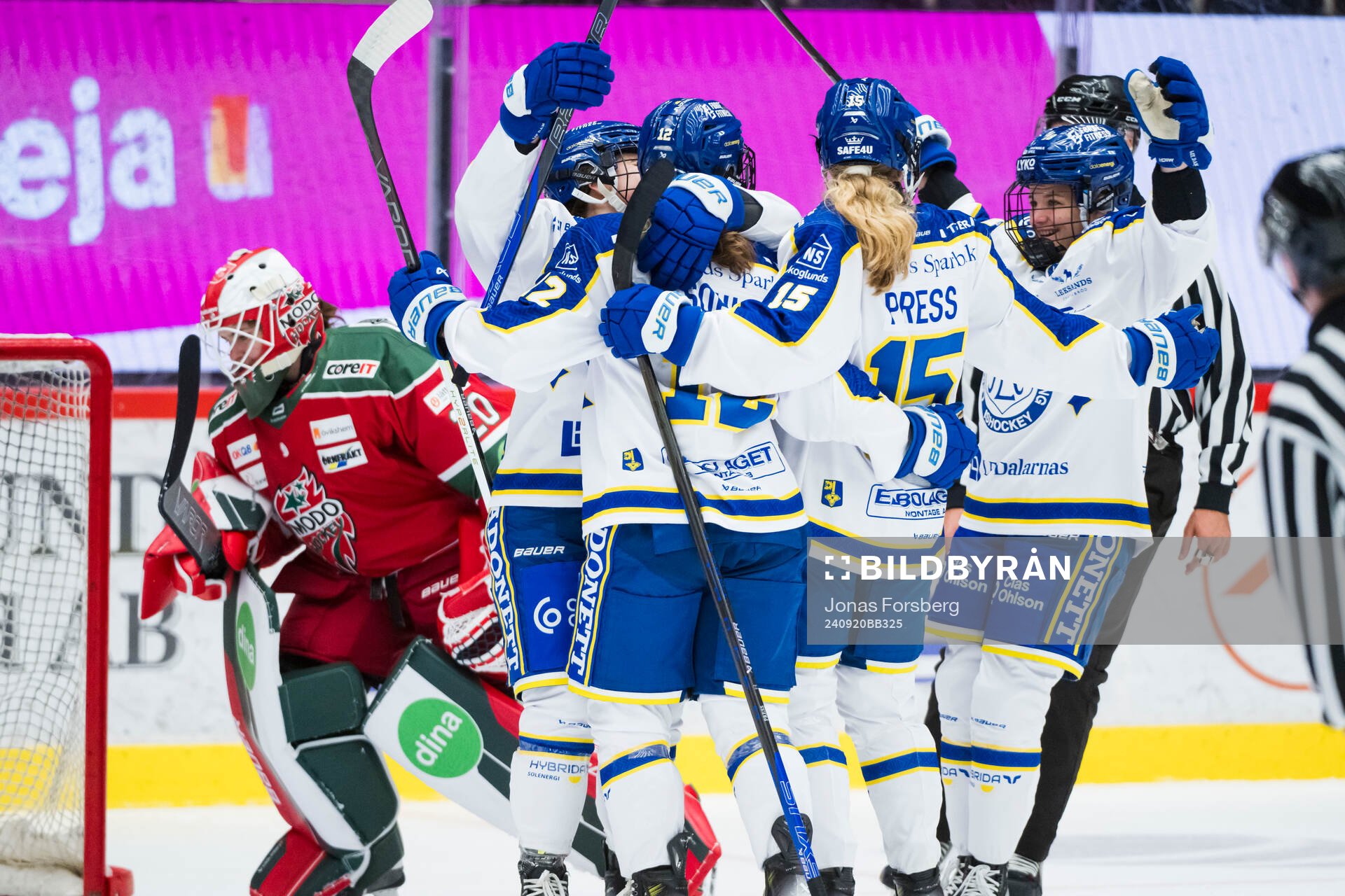 Leksands Sofia Sohlin jublar