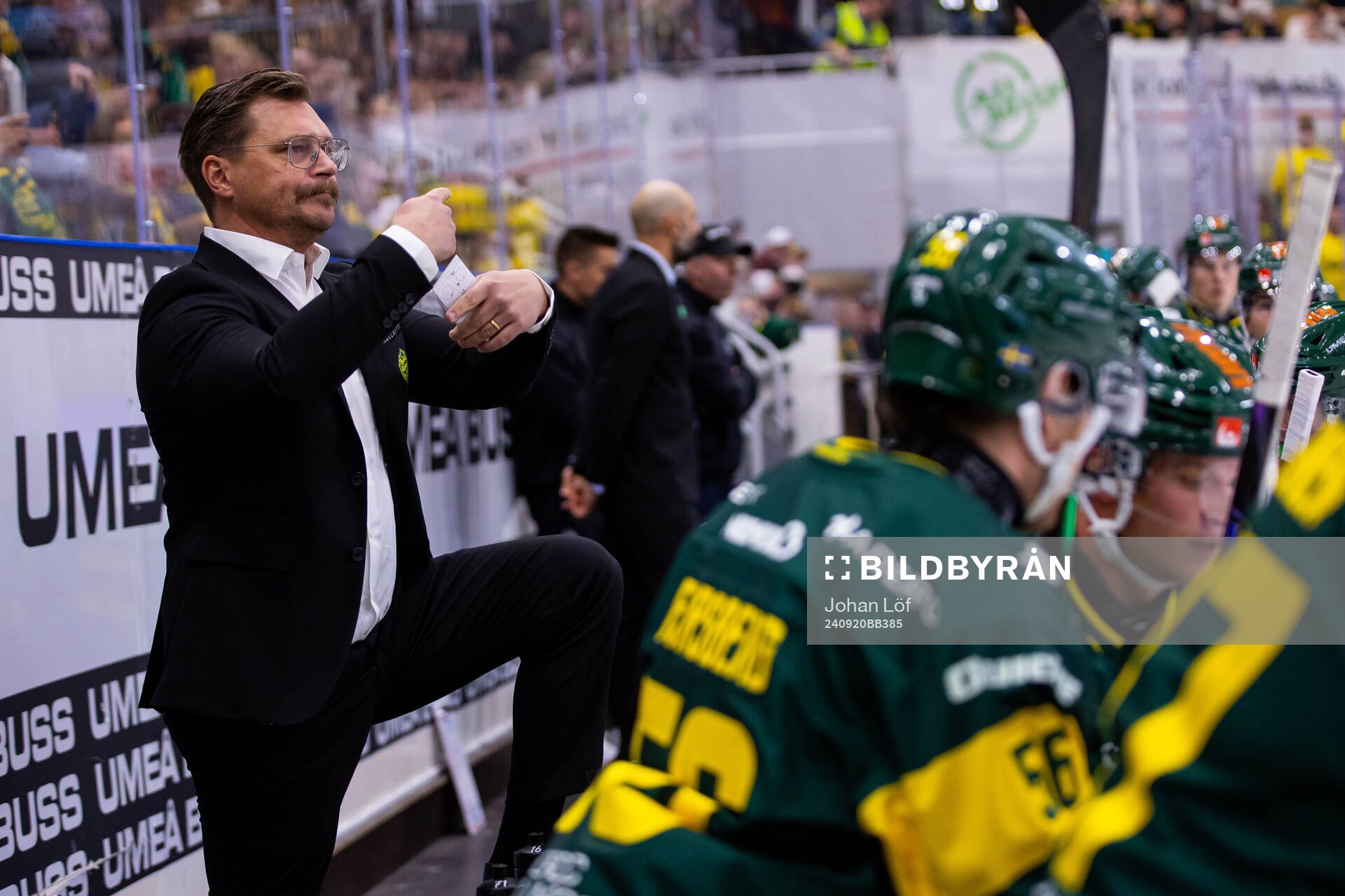Björklövens tränare Björn Hellkvist