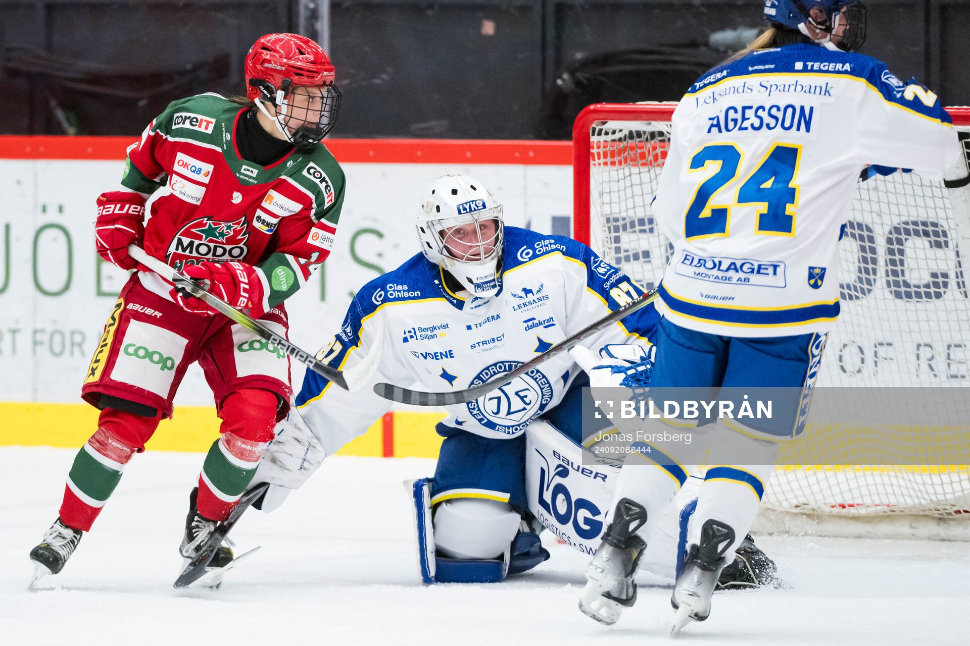 Leksands målvakt Ellen Jonsson