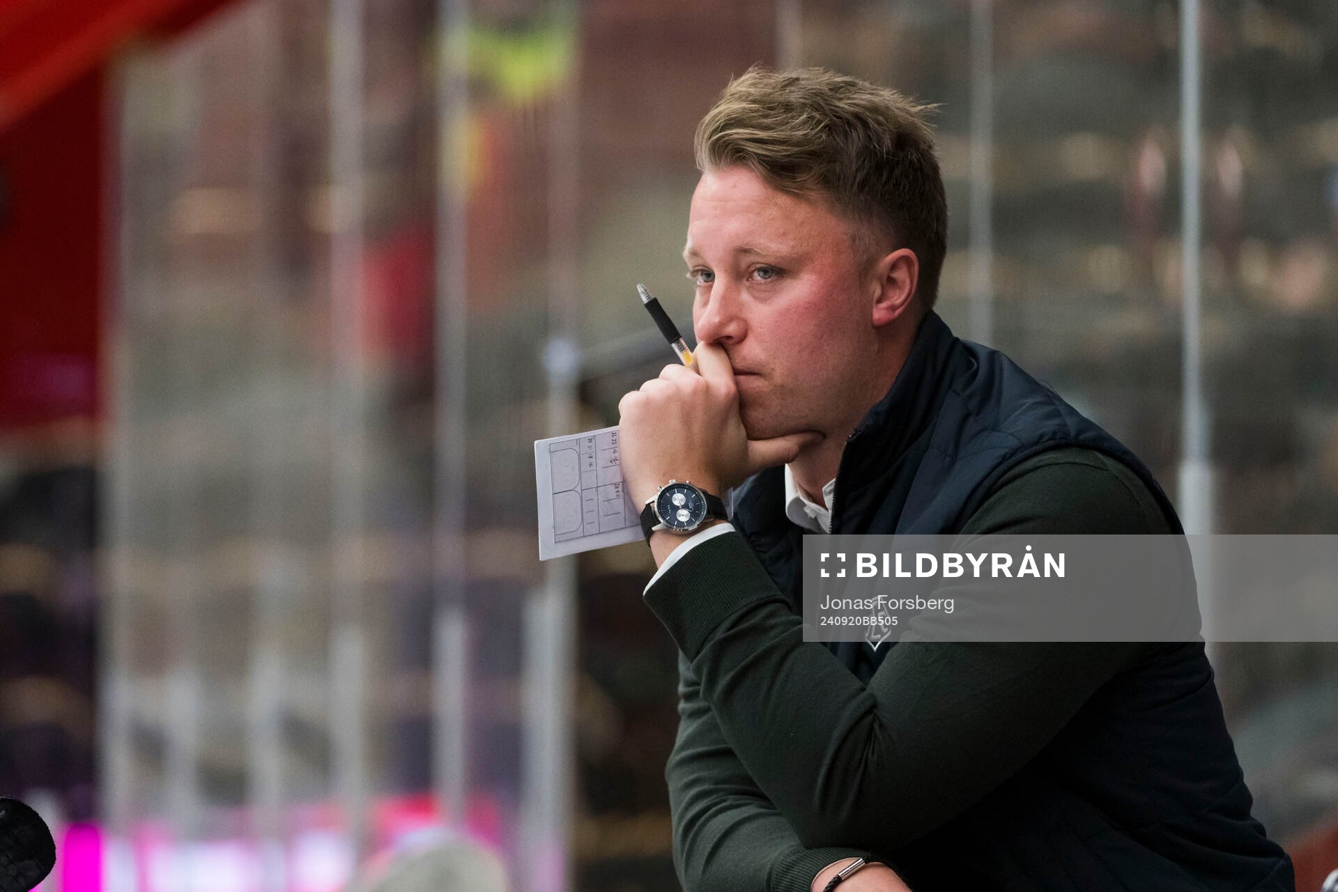 Leksands tränare Joakim Engström