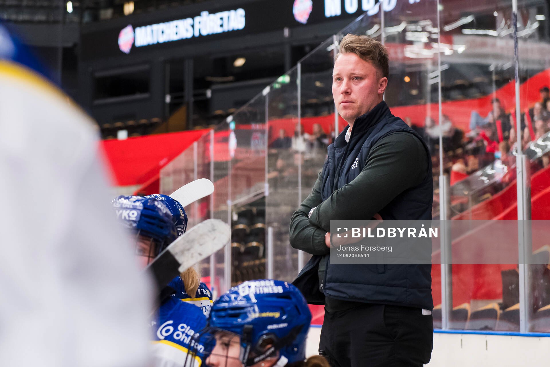 Leksands tränare Joakim Engström