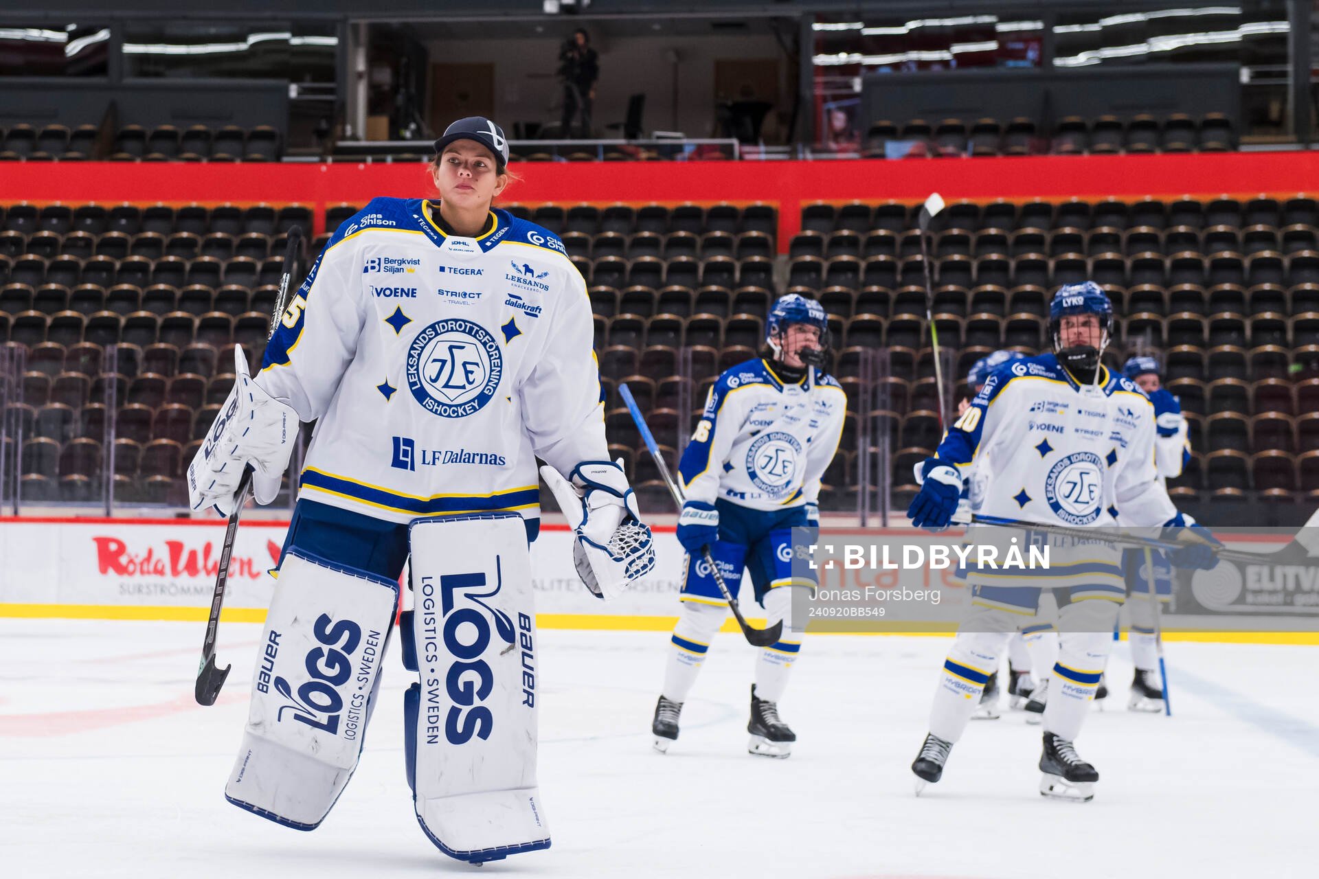 Leksands målvakt Emma Polusny