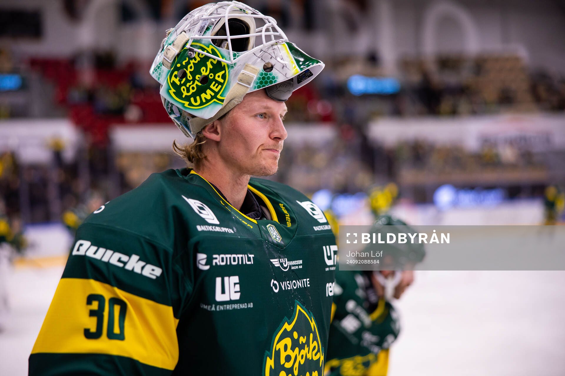 Björklövens målvakt Joona Voutilainen