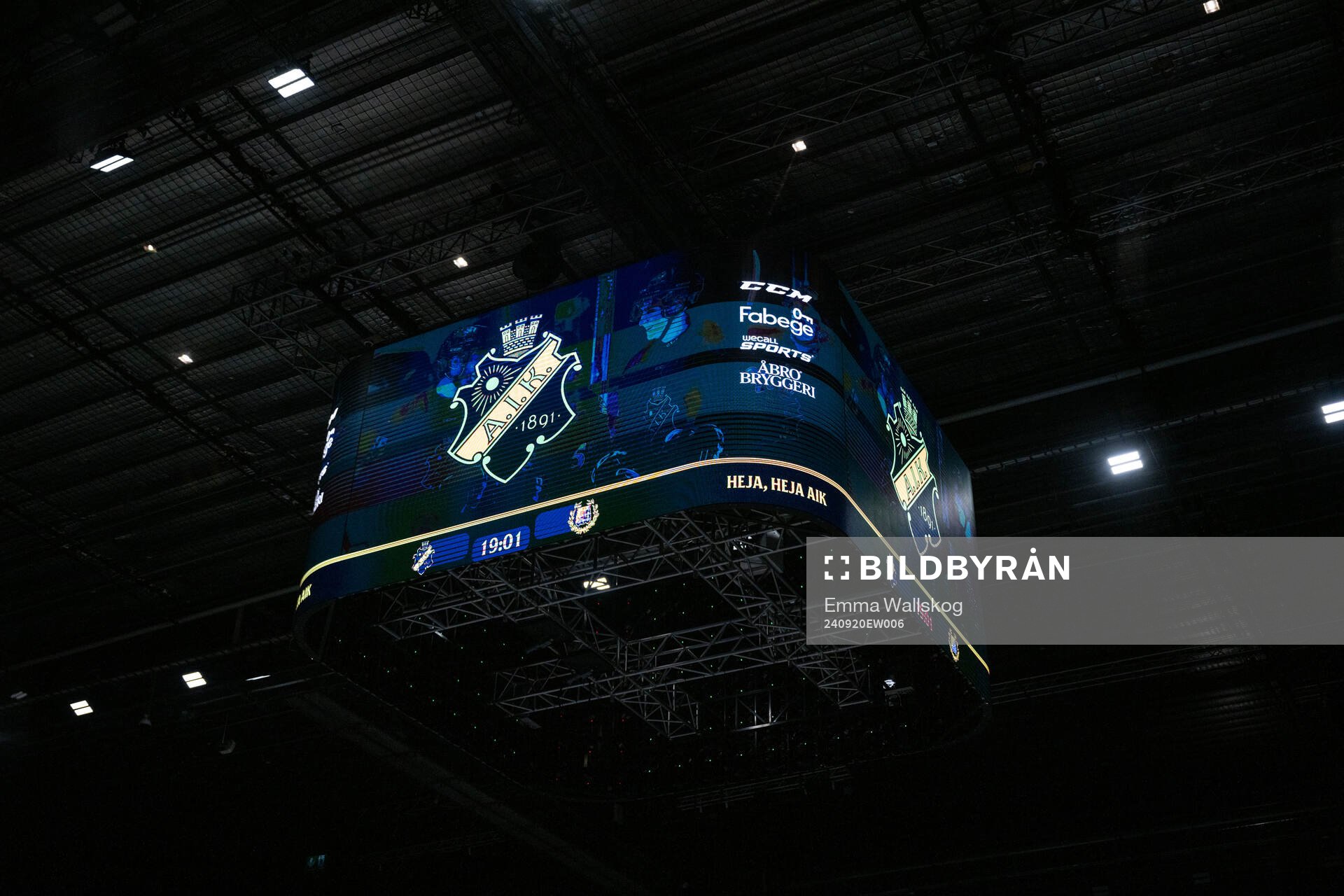 Jumbotronen på Hovet