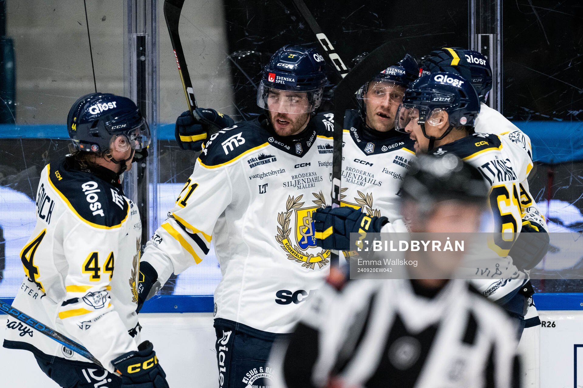 Södertäljes Carter Souch, Nolan Stevens och Albin Carlson