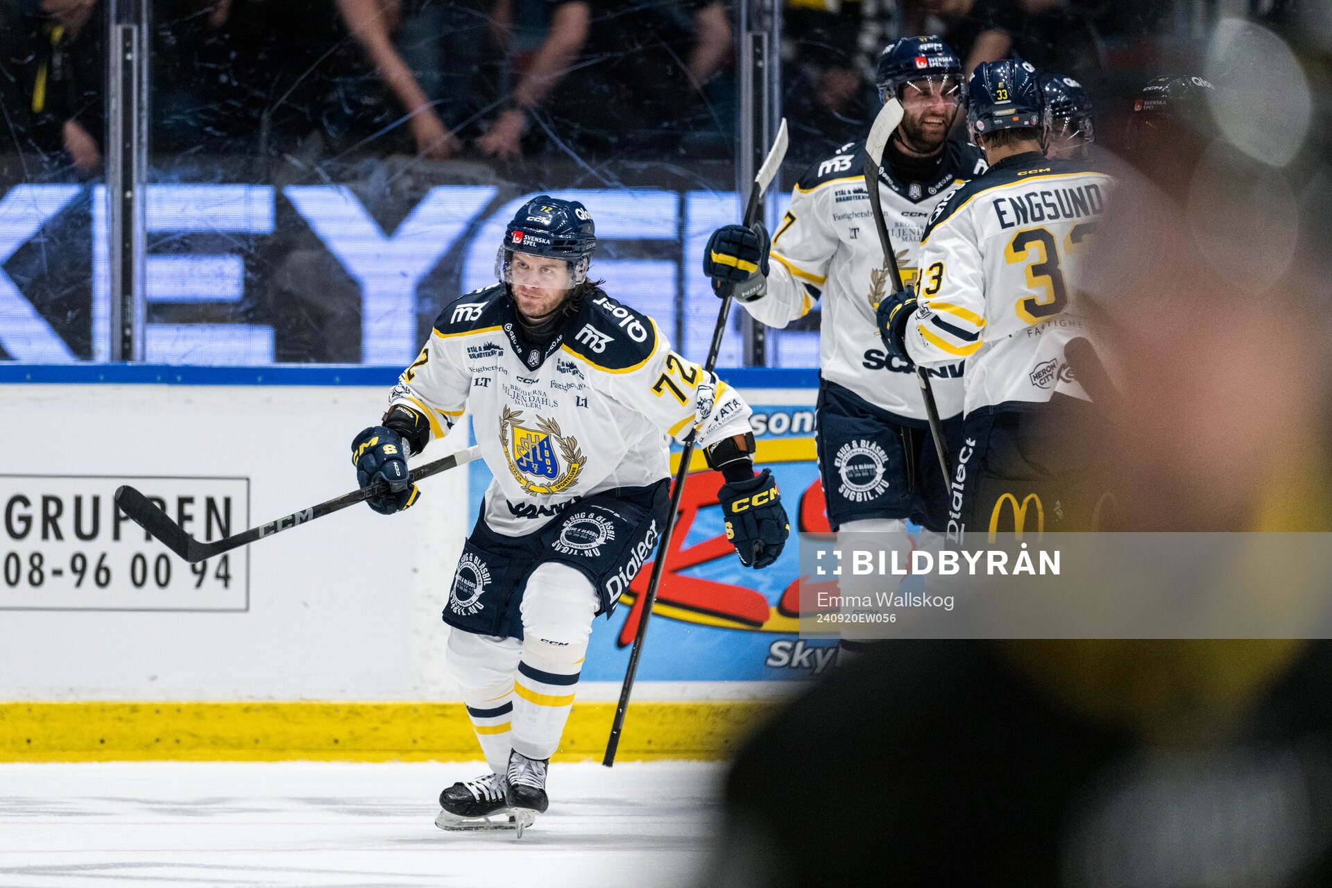 Södertäljes Nicolai Meyer jublar