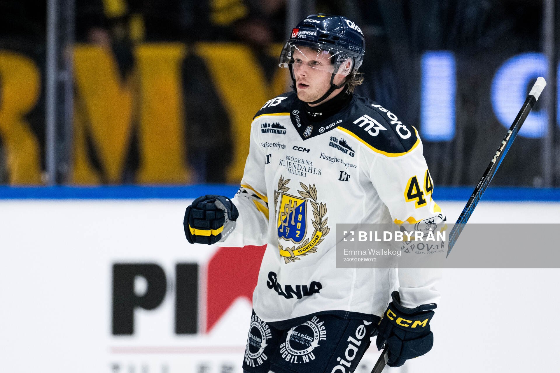 Södertäljes Carter Souch jublar