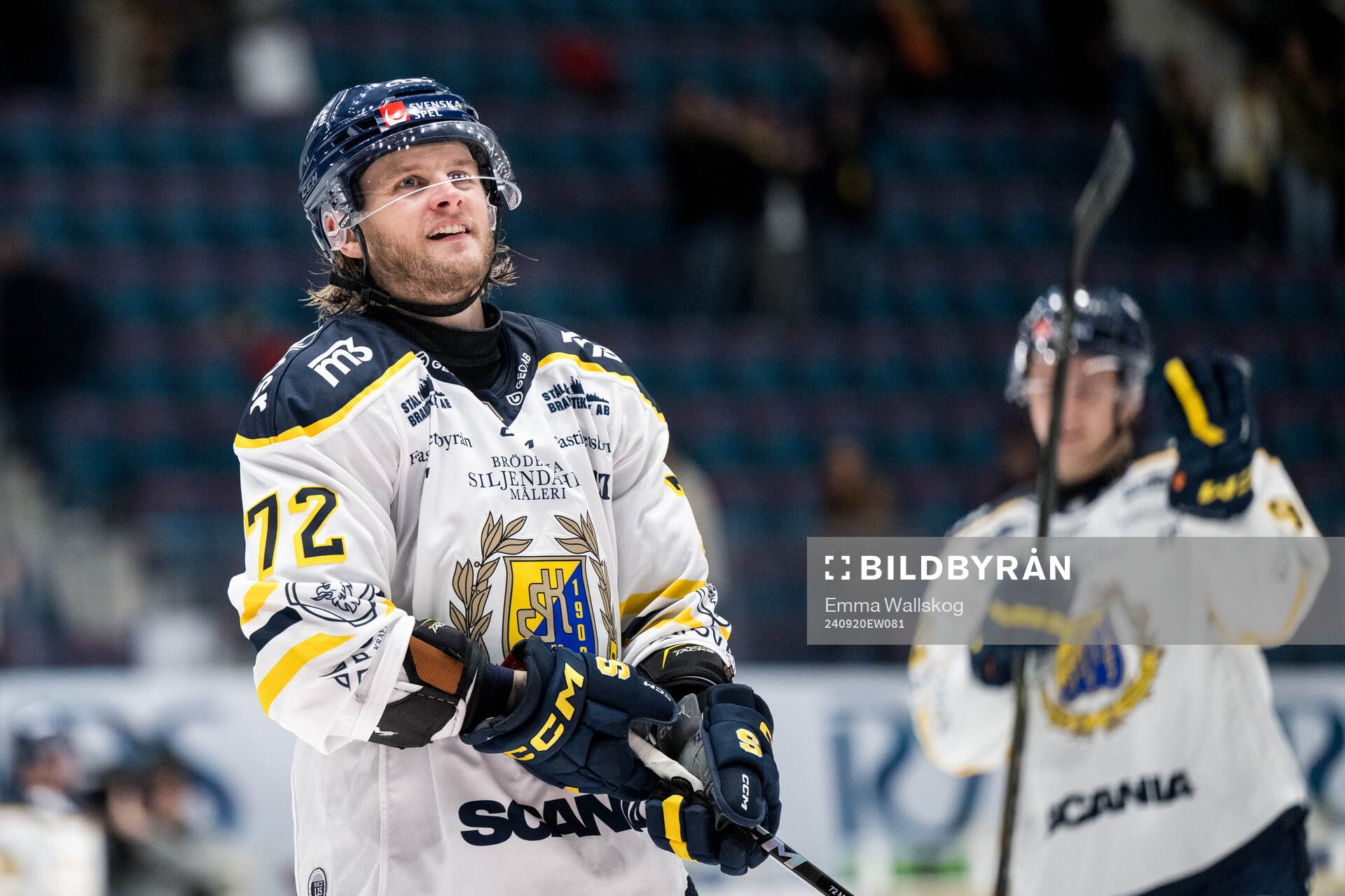 Södertäljes Nicolai Meyer jublar