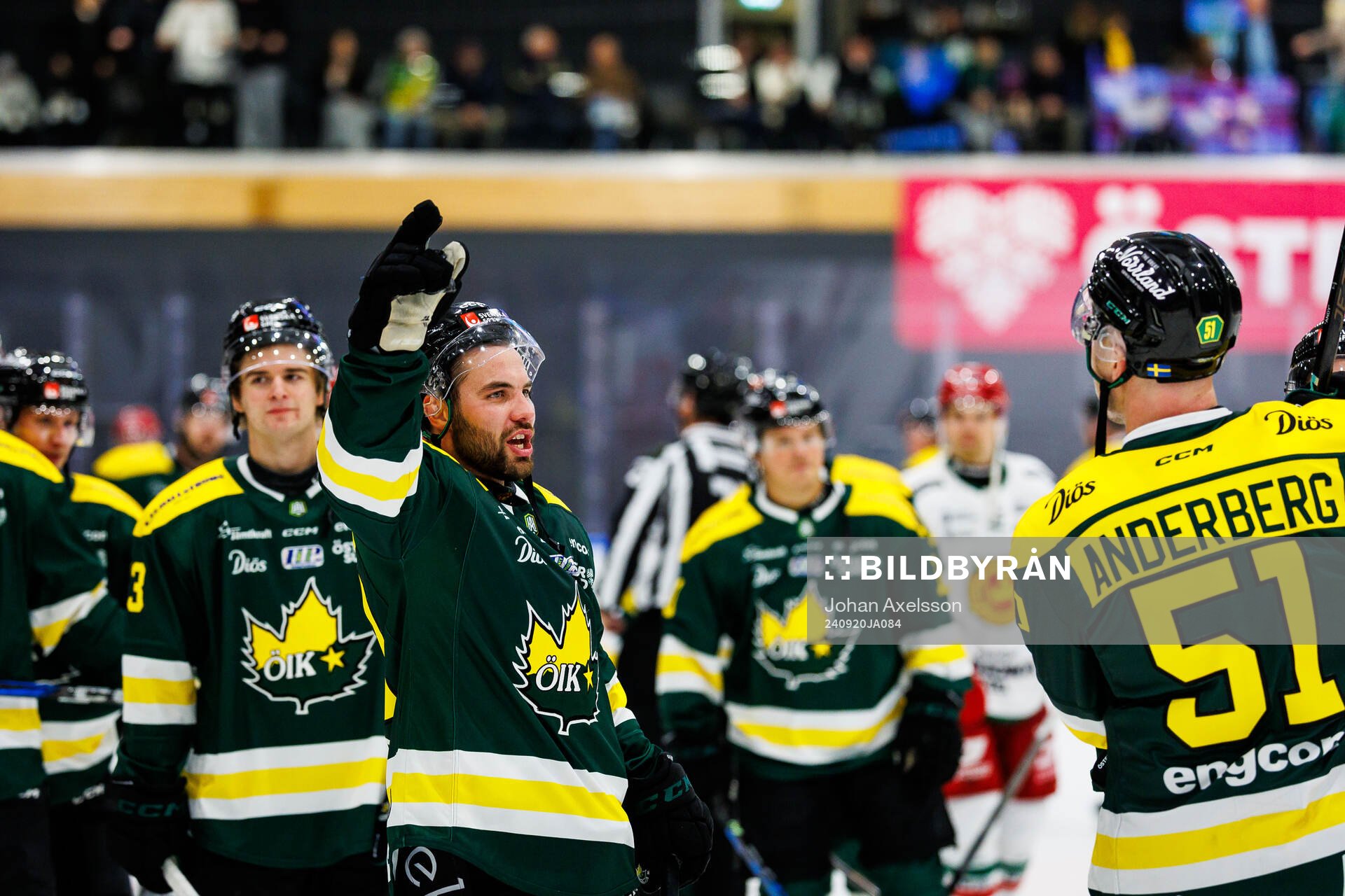 Östersunds Carl Skärström jublar