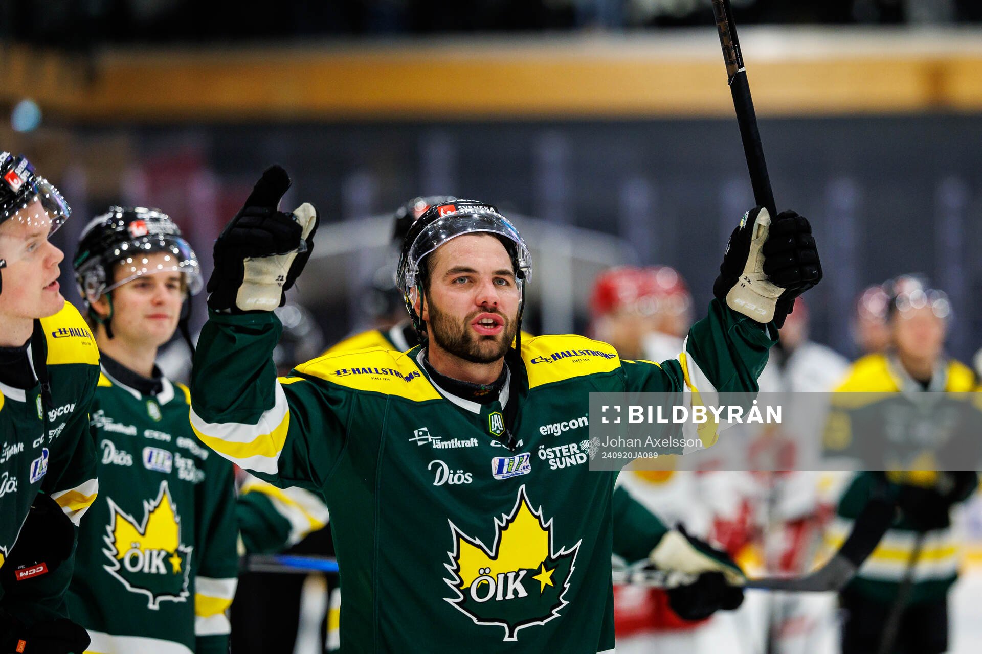 Östersunds Carl Skärström jublar
