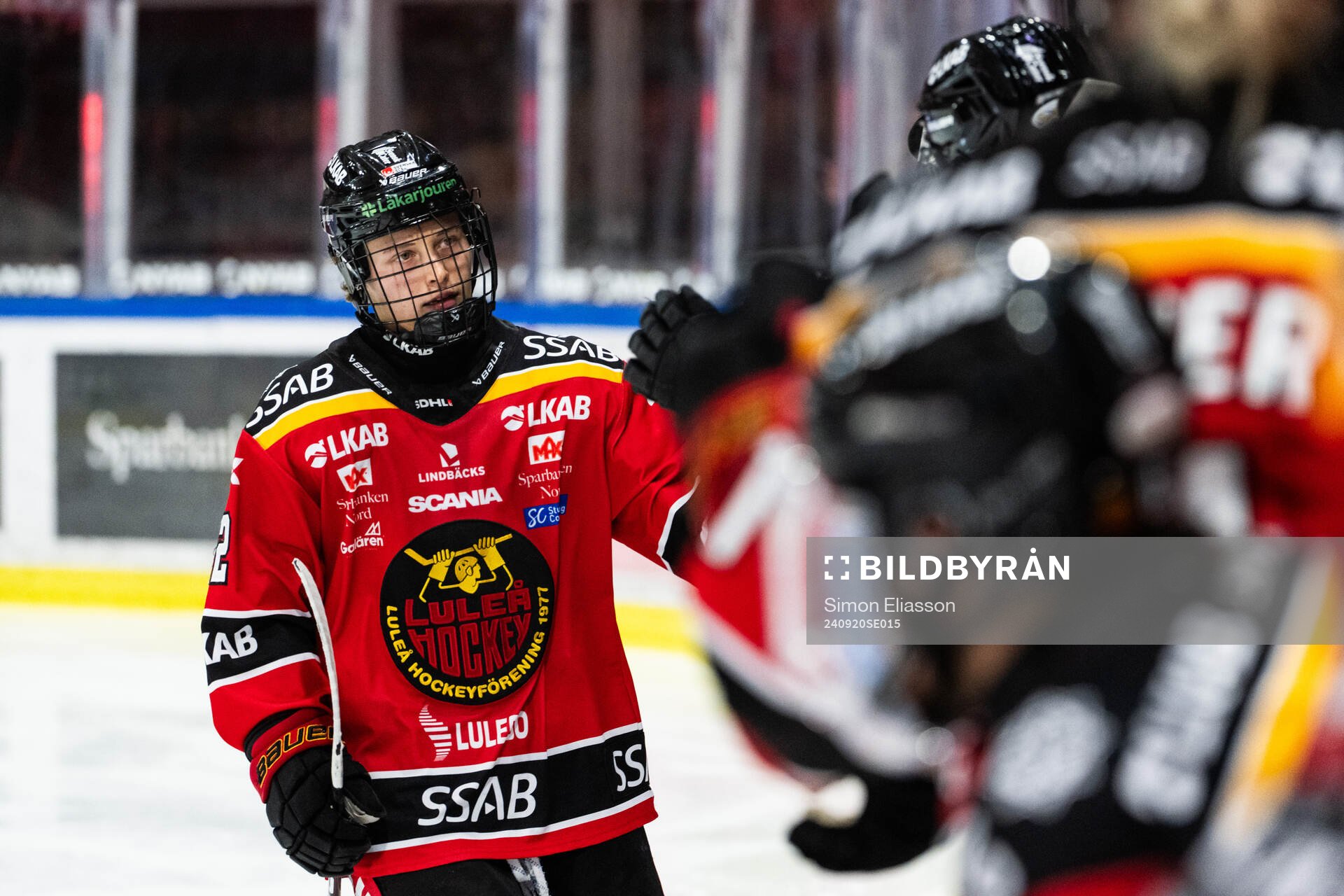 Luleås Viivi Vainikka jublar