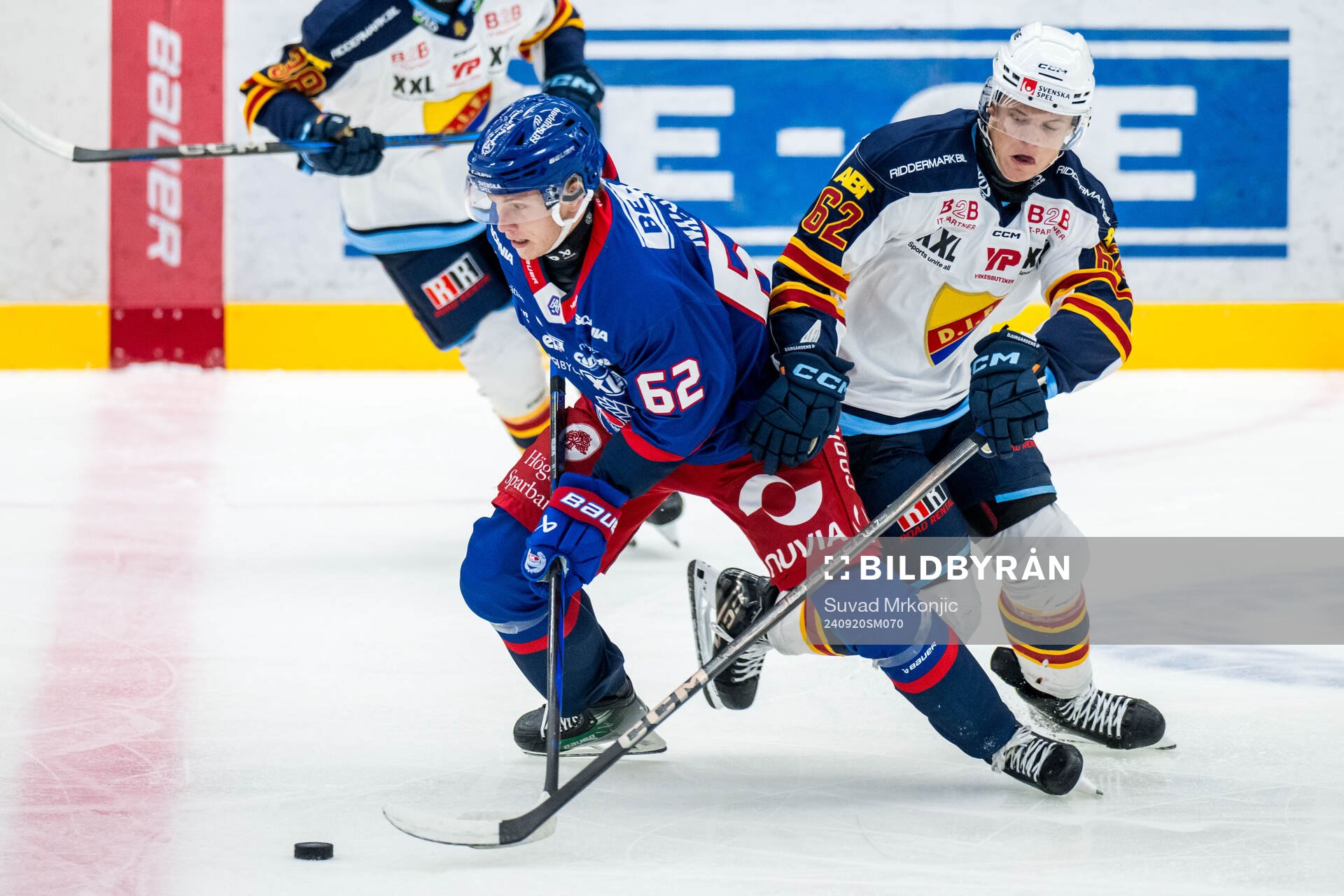 Oskarshamns Felix Nilsson och Djurgårdens Hampus Larsson