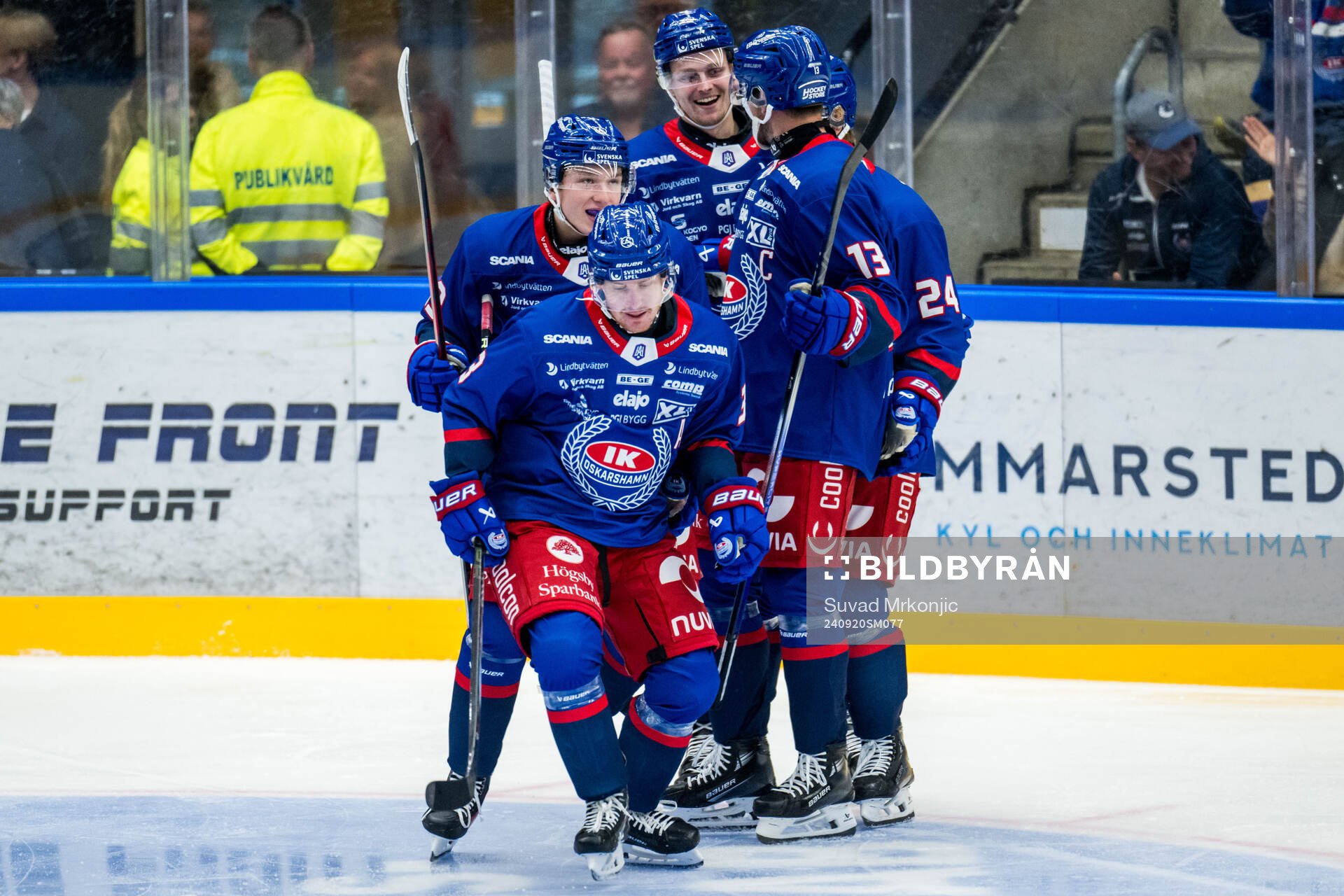 Oskarshamns Niclas Burström jublar