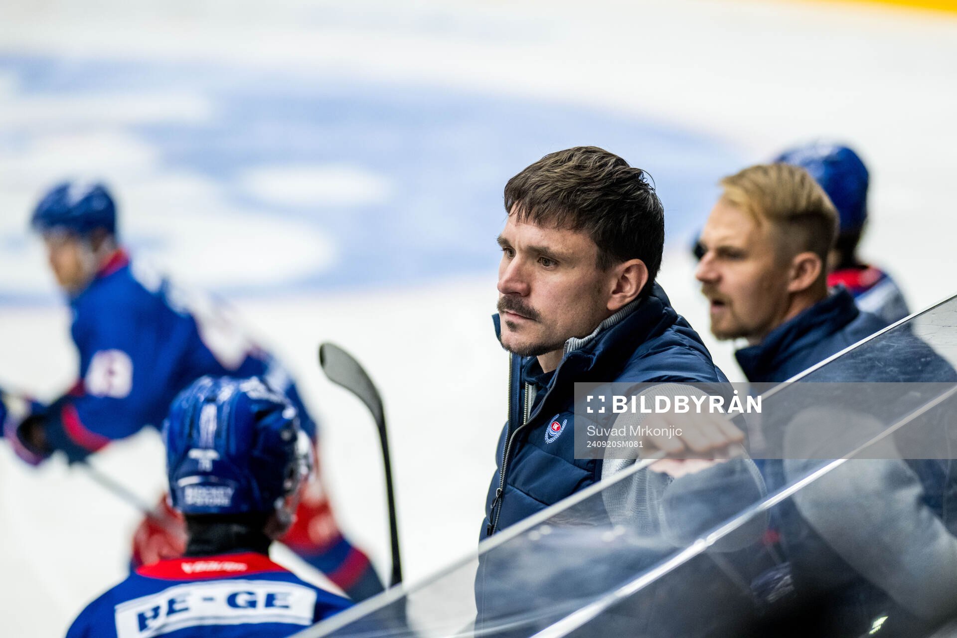 Oskarshamns tränare Björn Karlsson och