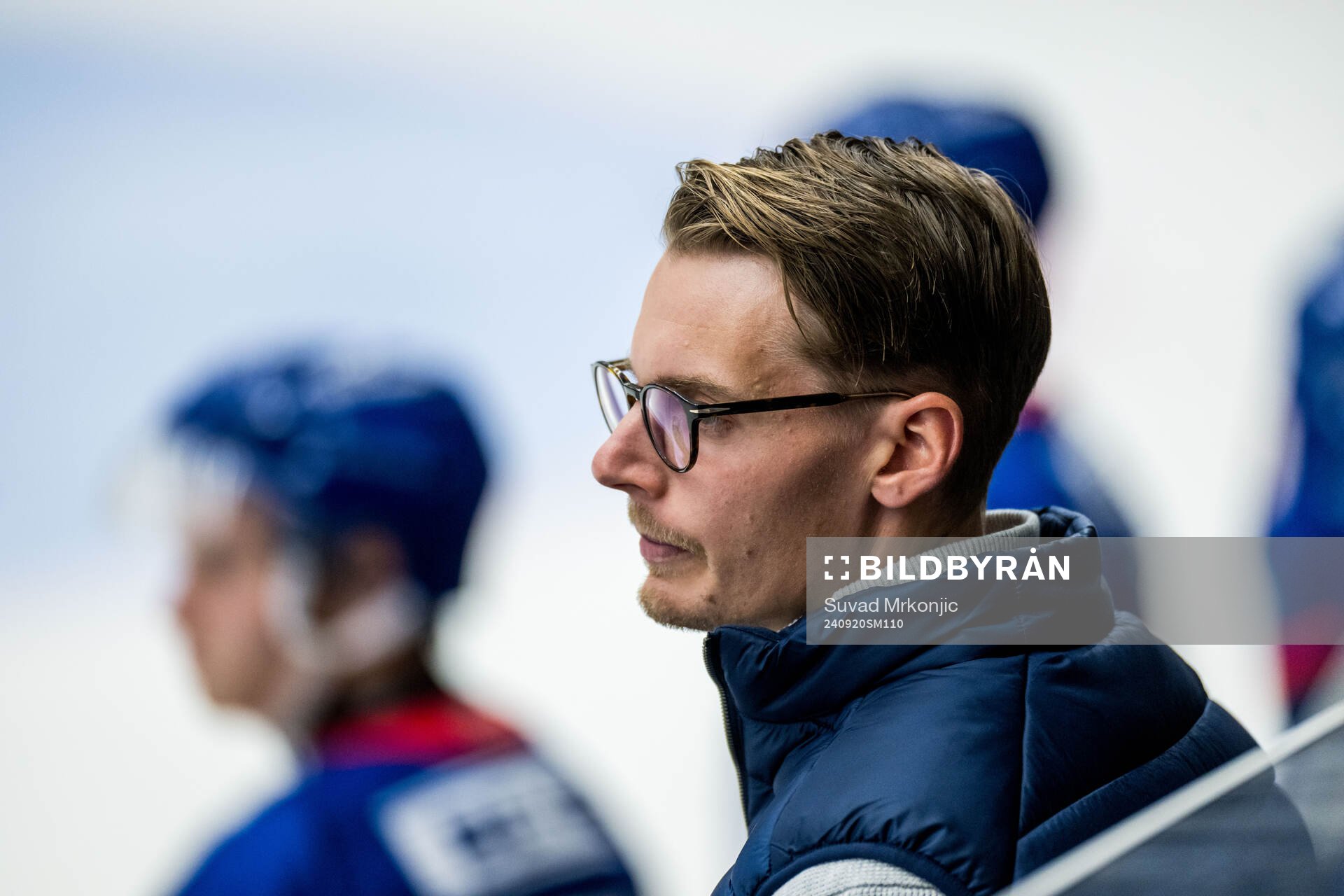 Oskarshamns assisterande tränare Albin Blomqvist