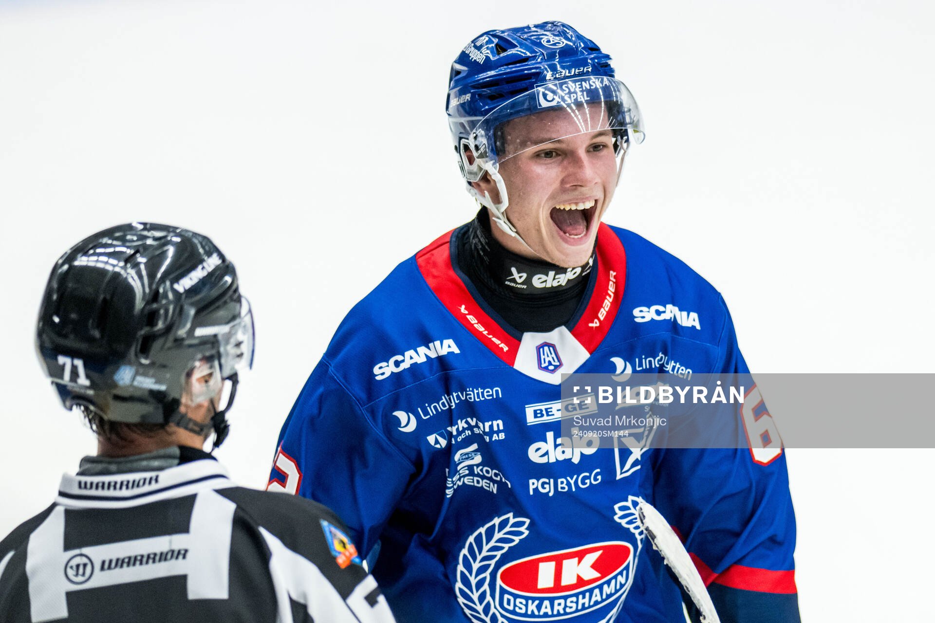 Oskarshamns Felix Nilsson jublar