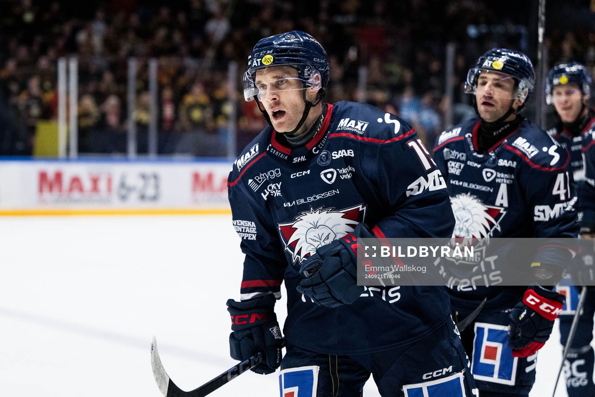 Linköpings Patrick Russell jublar