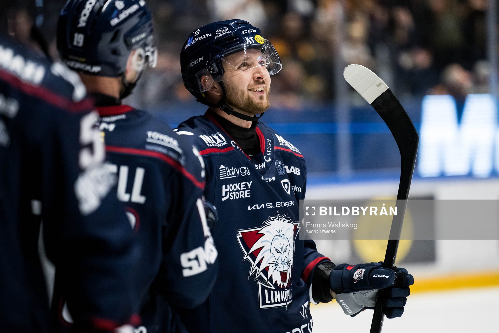 Linköpings Robin Kovacs jublar