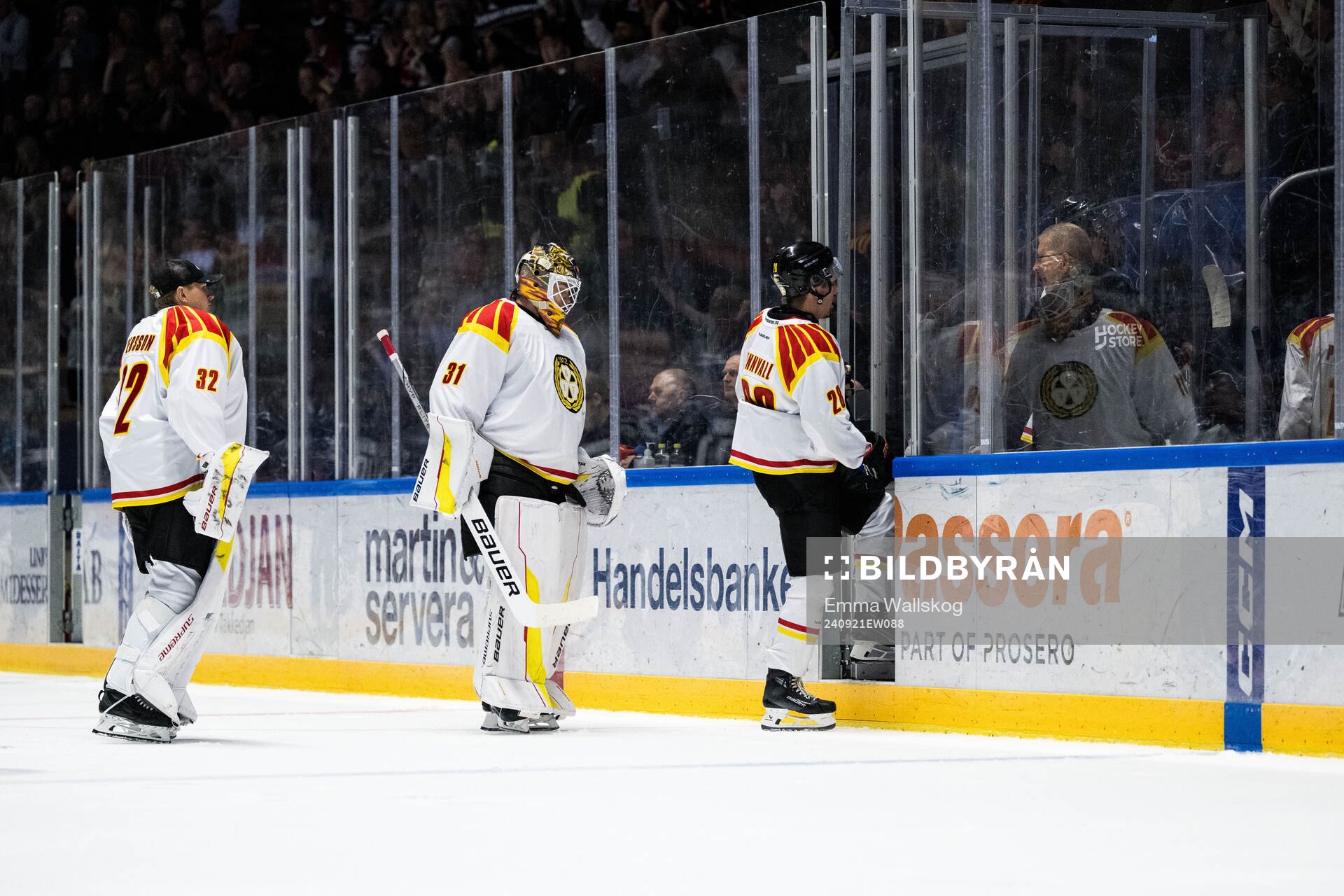 Brynäs målvakt Ludvig Persson, målvakt Erik Källgren