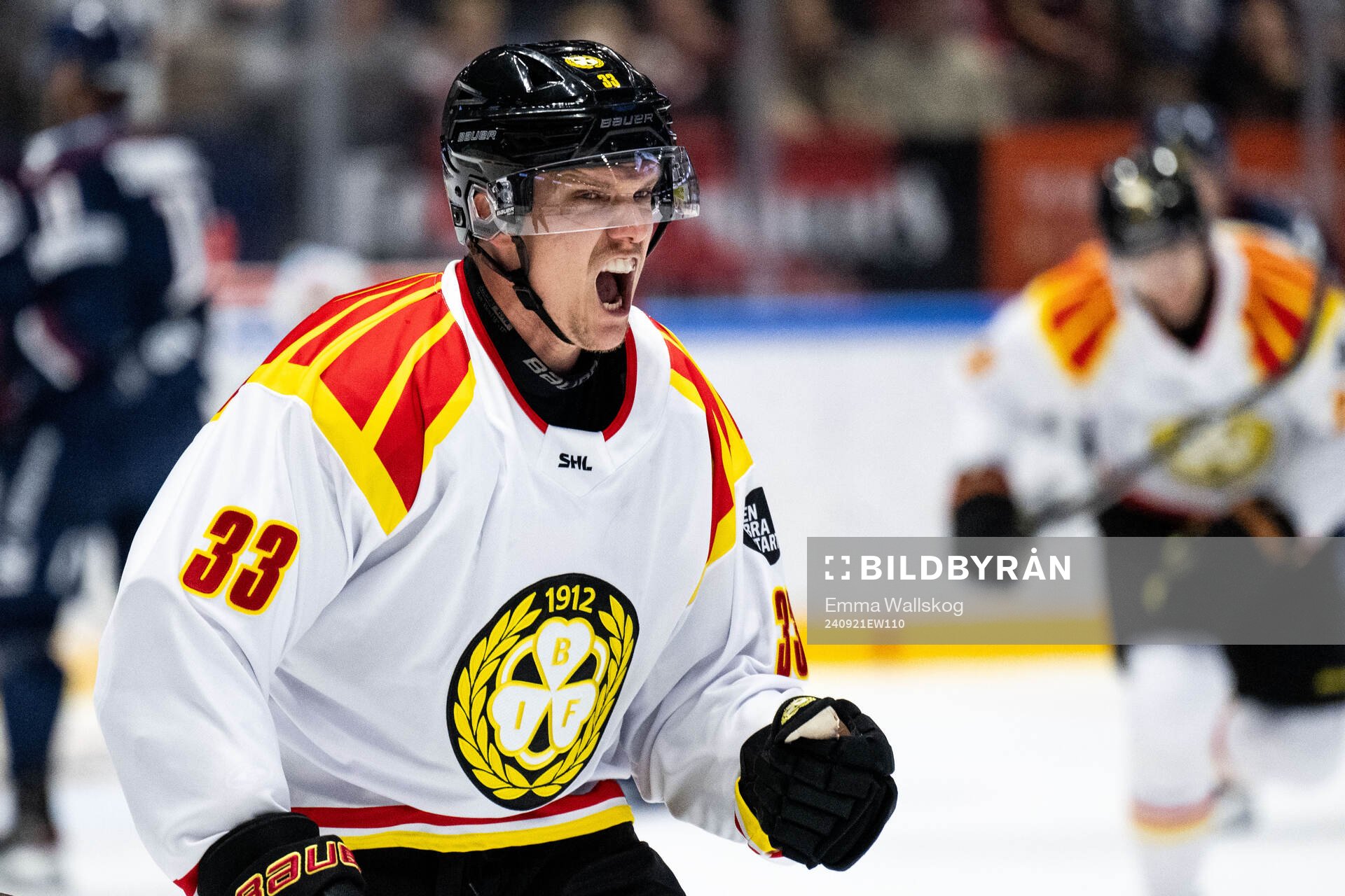 Brynäs Jakob Silfverberg jublar