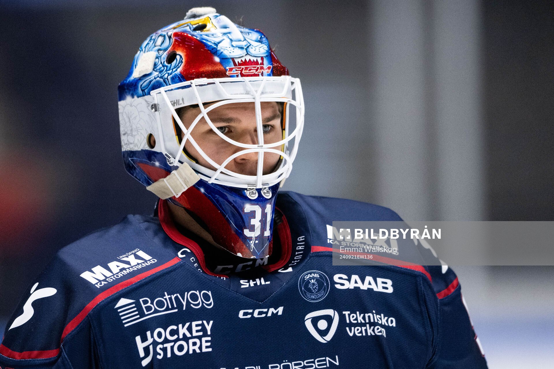 Linköpings målvakt Jesper Myrenberg