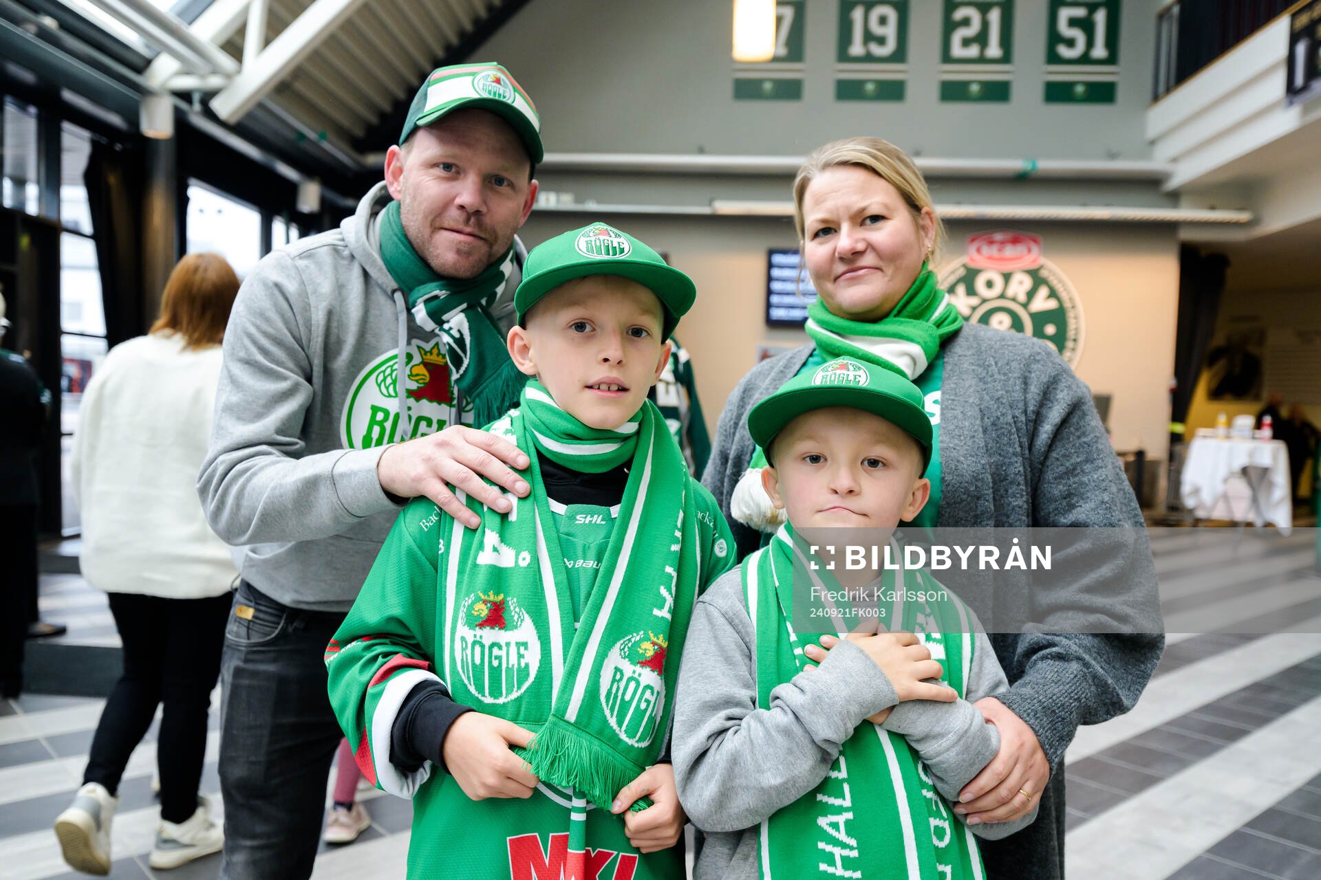 under ishockeymatchen i SHL mellan Färjestad och Rögle