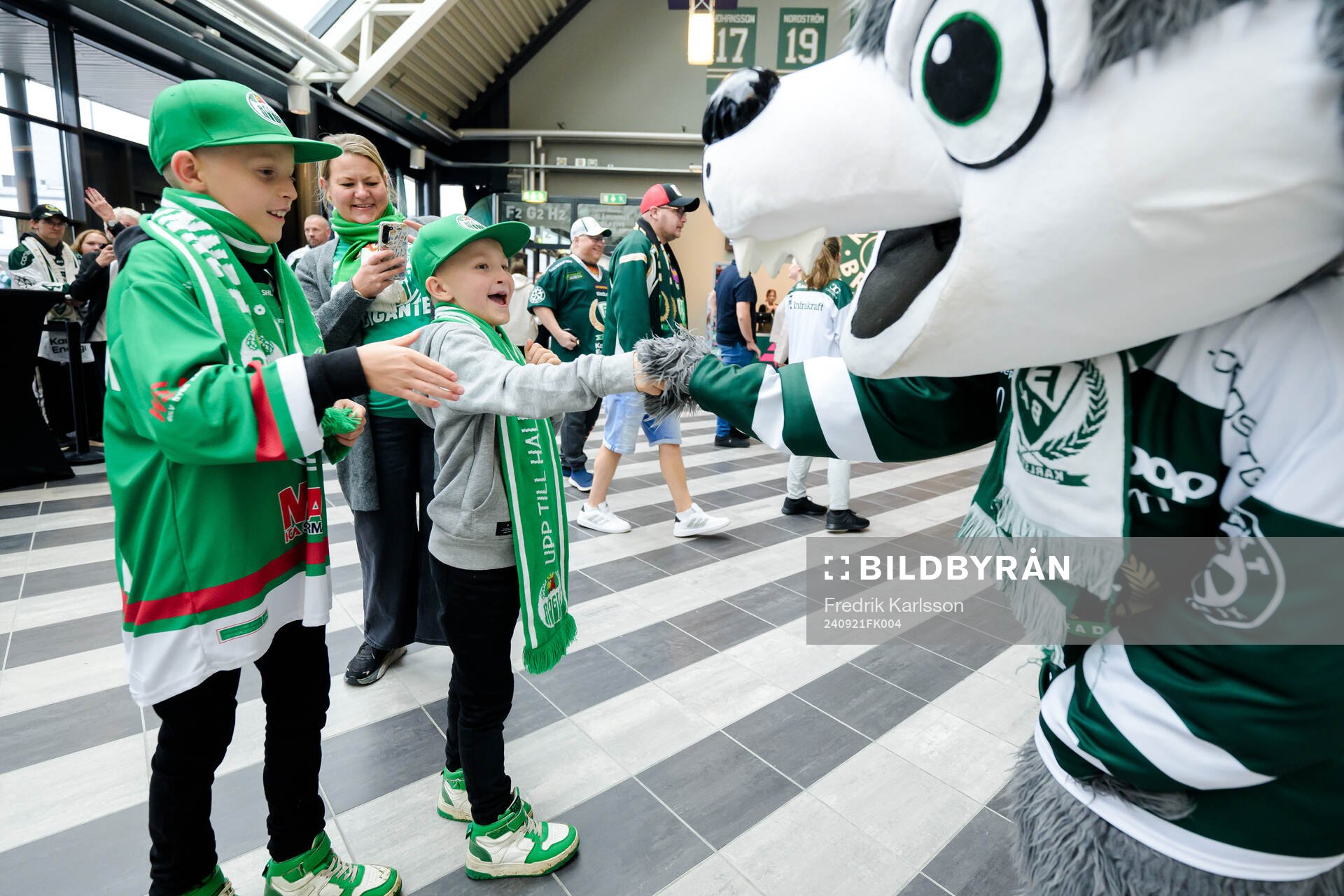 under ishockeymatchen i SHL mellan Färjestad och Rögle