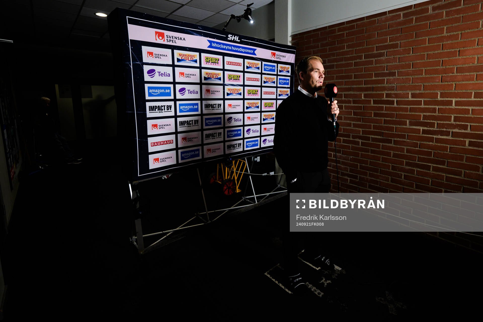under ishockeymatchen i SHL mellan Färjestad och Rögle