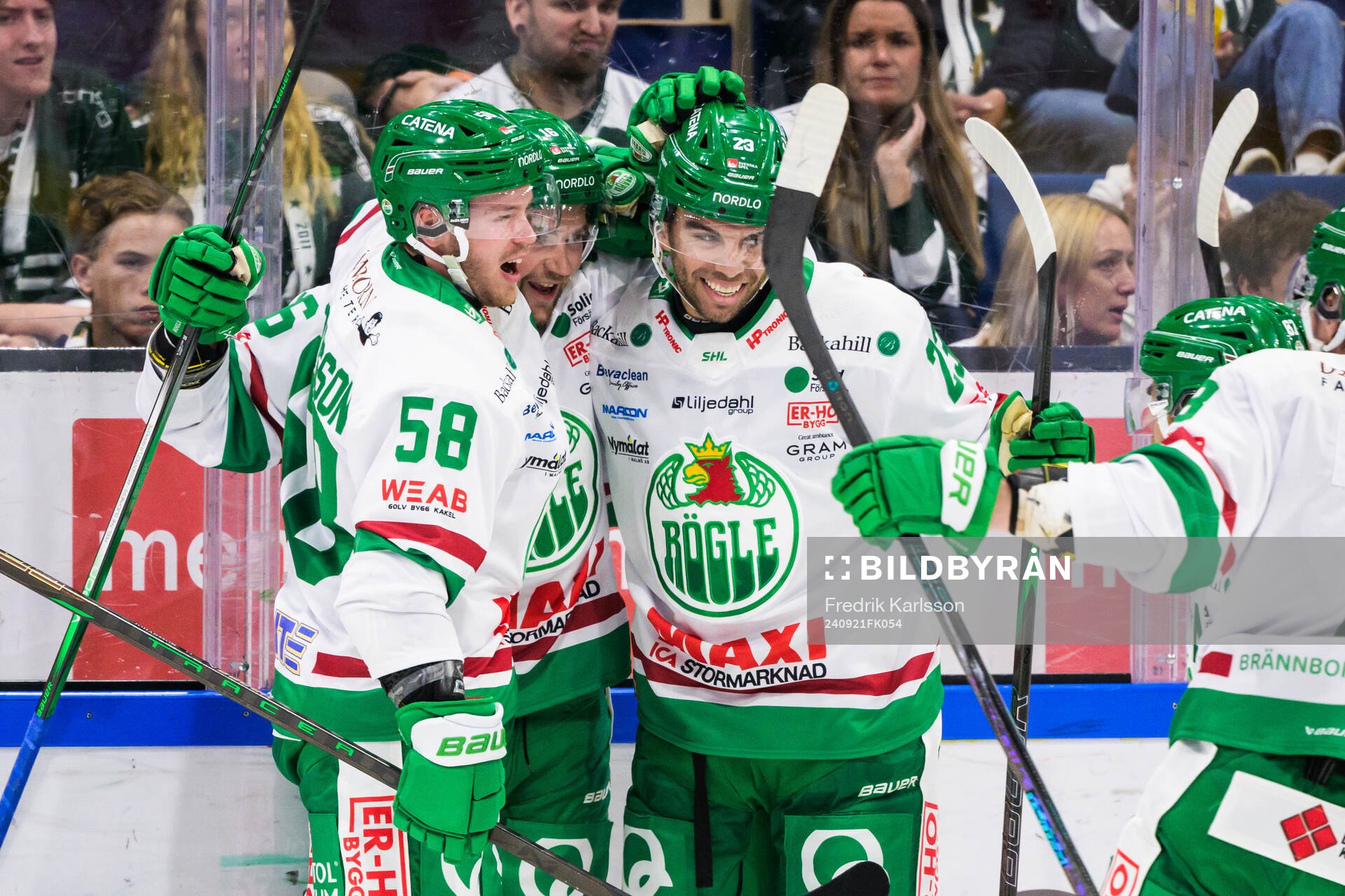 Rögles Filip Johansson, Lukas Ekeståhl-Jonsson, Josh