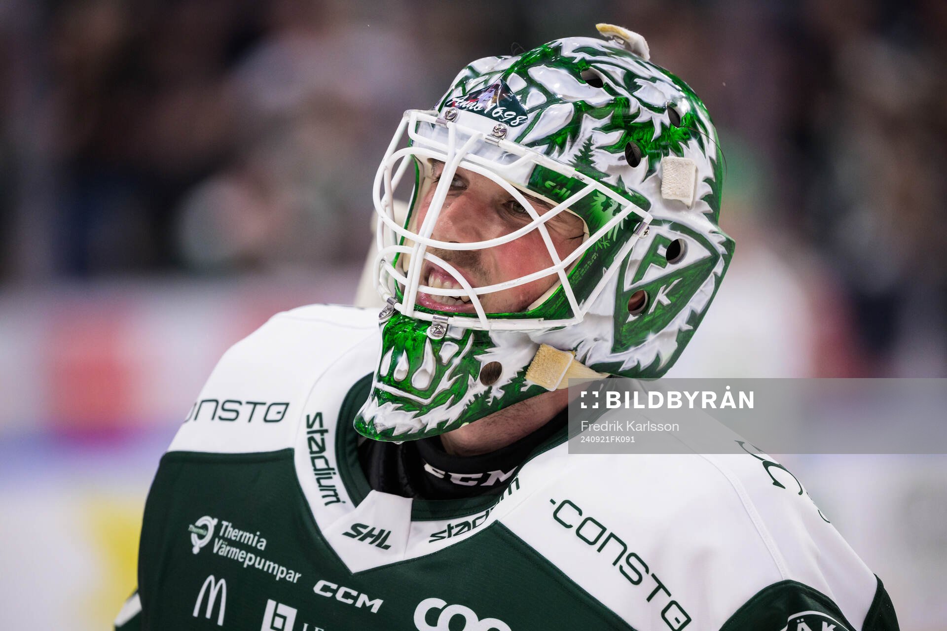 Färjestads Maxime Lagacé har ont