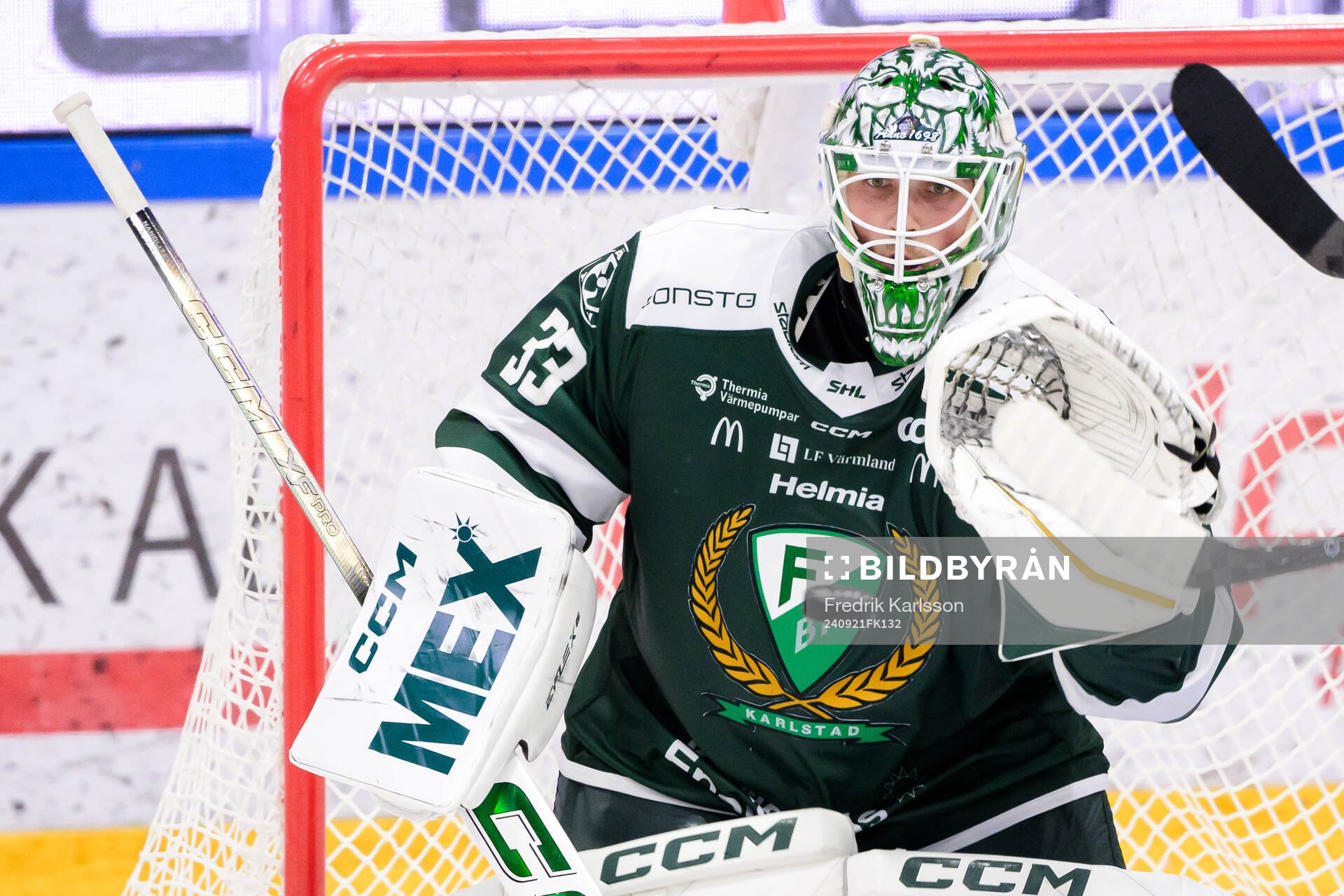 Färjestads målvakt Maxime Lagacé
