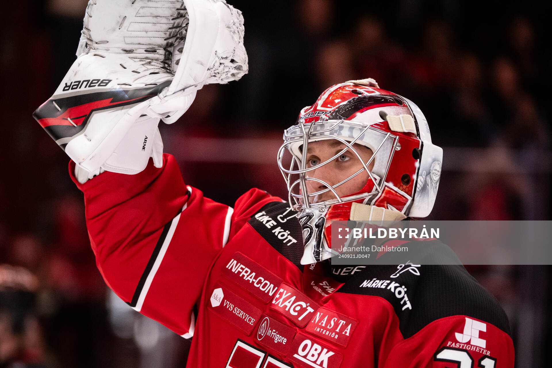 Örebros Jonas Arntzen jublar