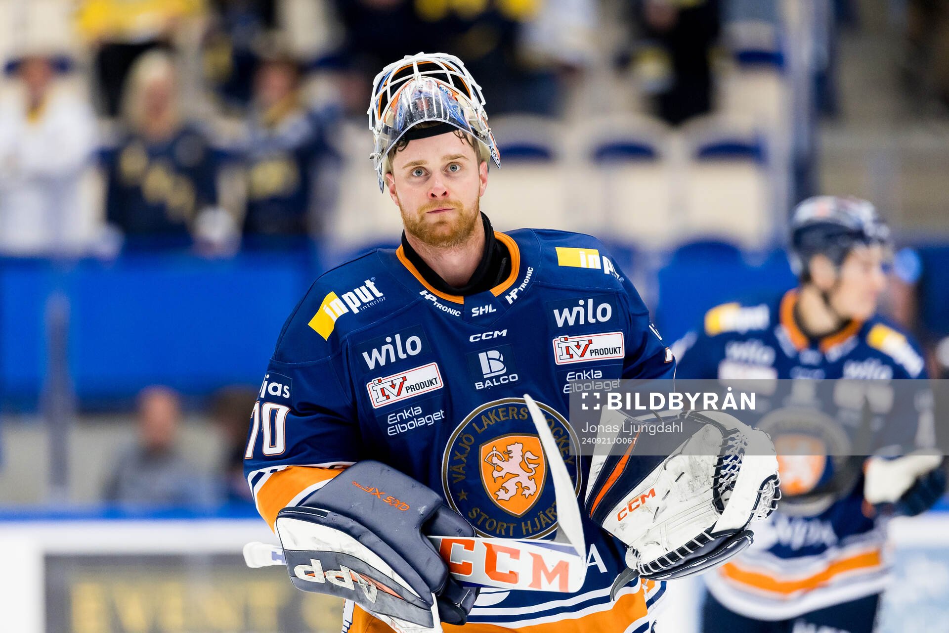 Växjös Adam Åhman jublar
